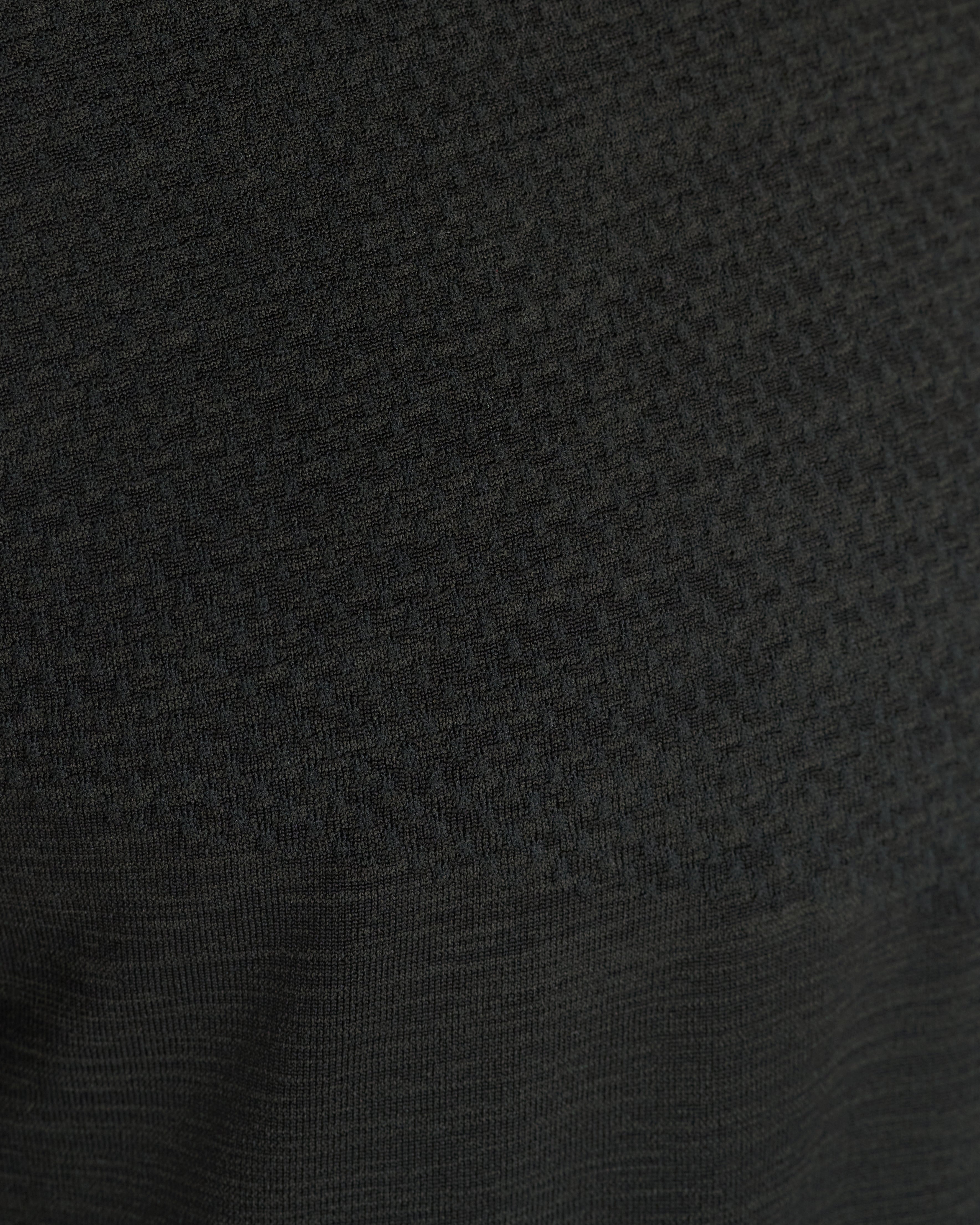 Seamless Long Sleeve - Black Marl