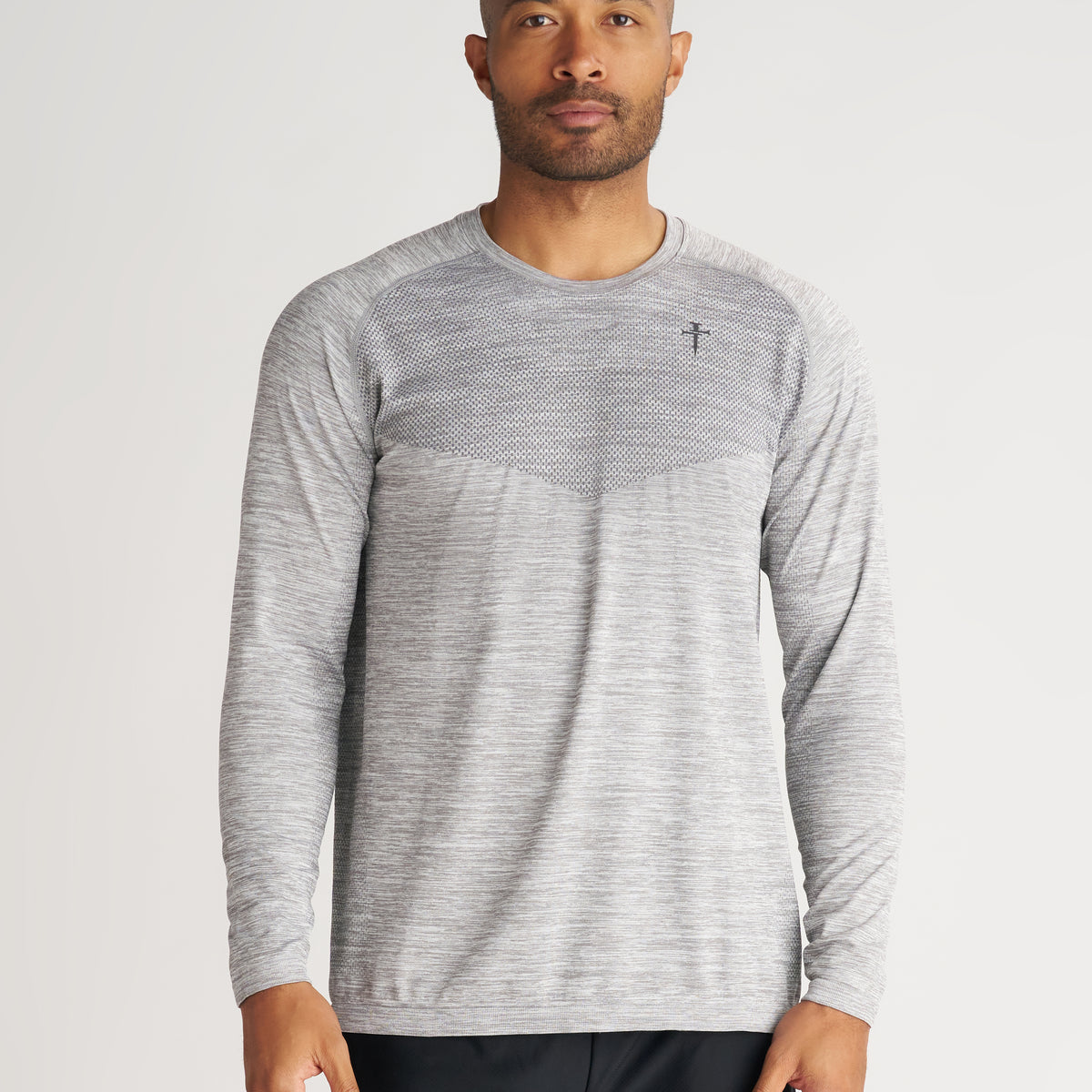Seamless Long Sleeve - Grey Marl