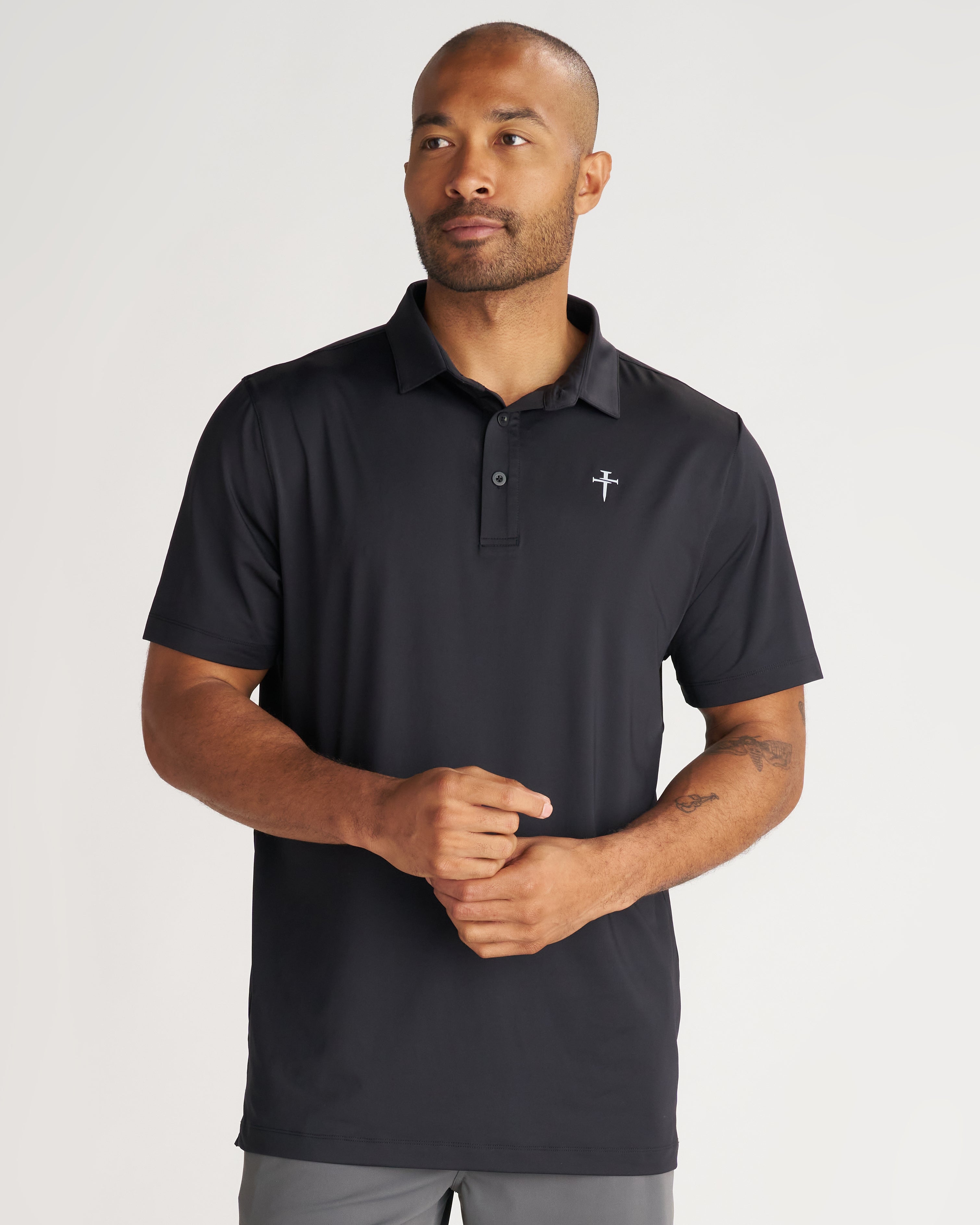 Links Golf Polo - Black