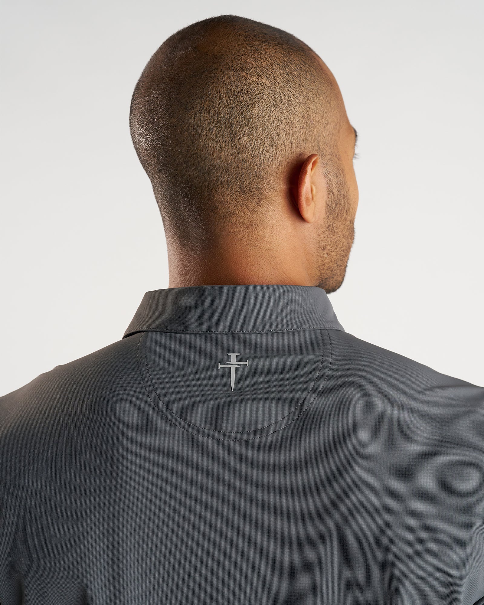 Vented Tech Polo “Three Nails” - Space Grey