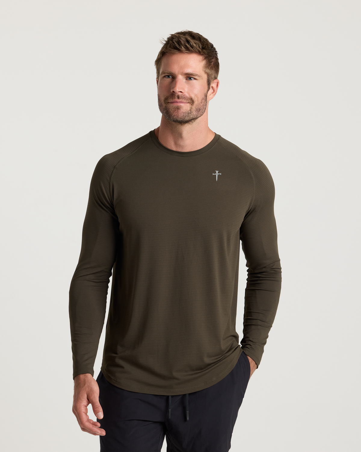 Aion-Lite™ Long Sleeve "Cross" - Burnt Olive