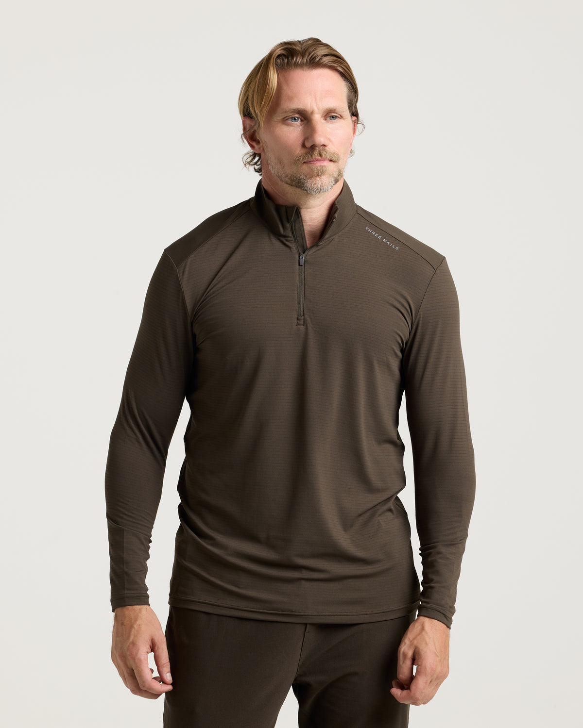 Aion-Lite™ Quarter Zip - Burnt Olive