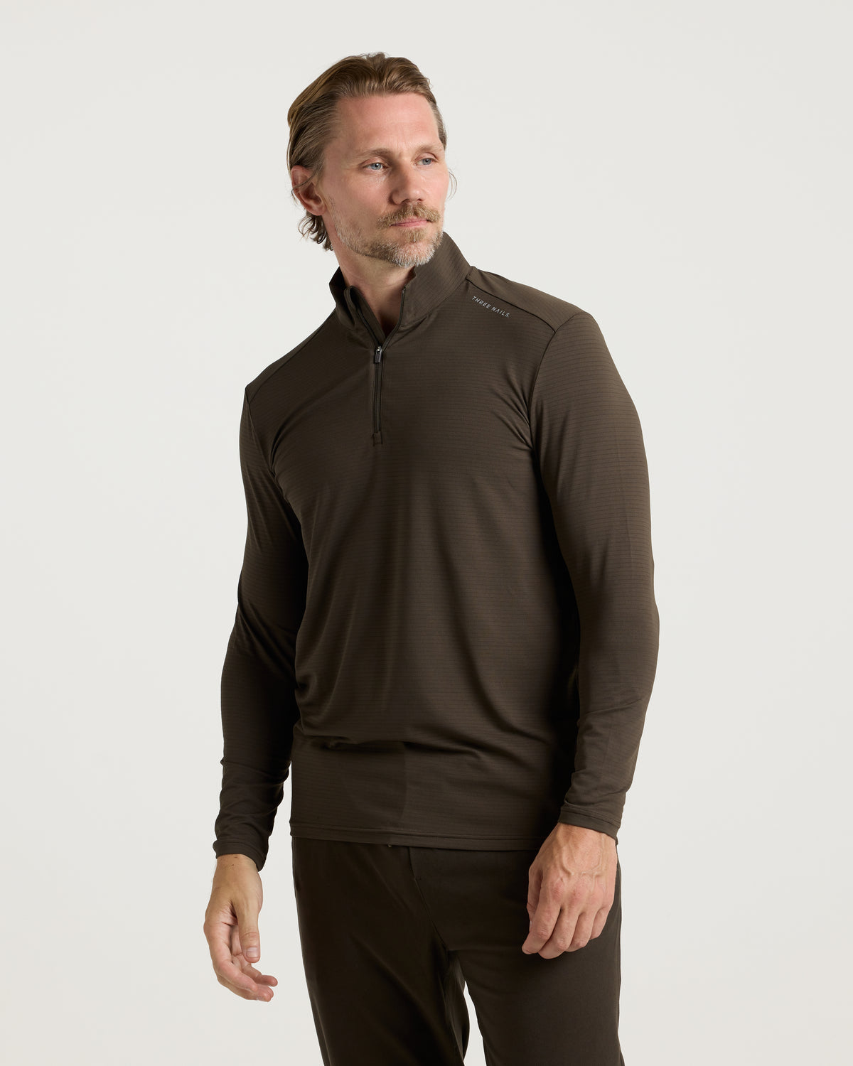 Aion-Lite™ Quarter Zip - Burnt Olive