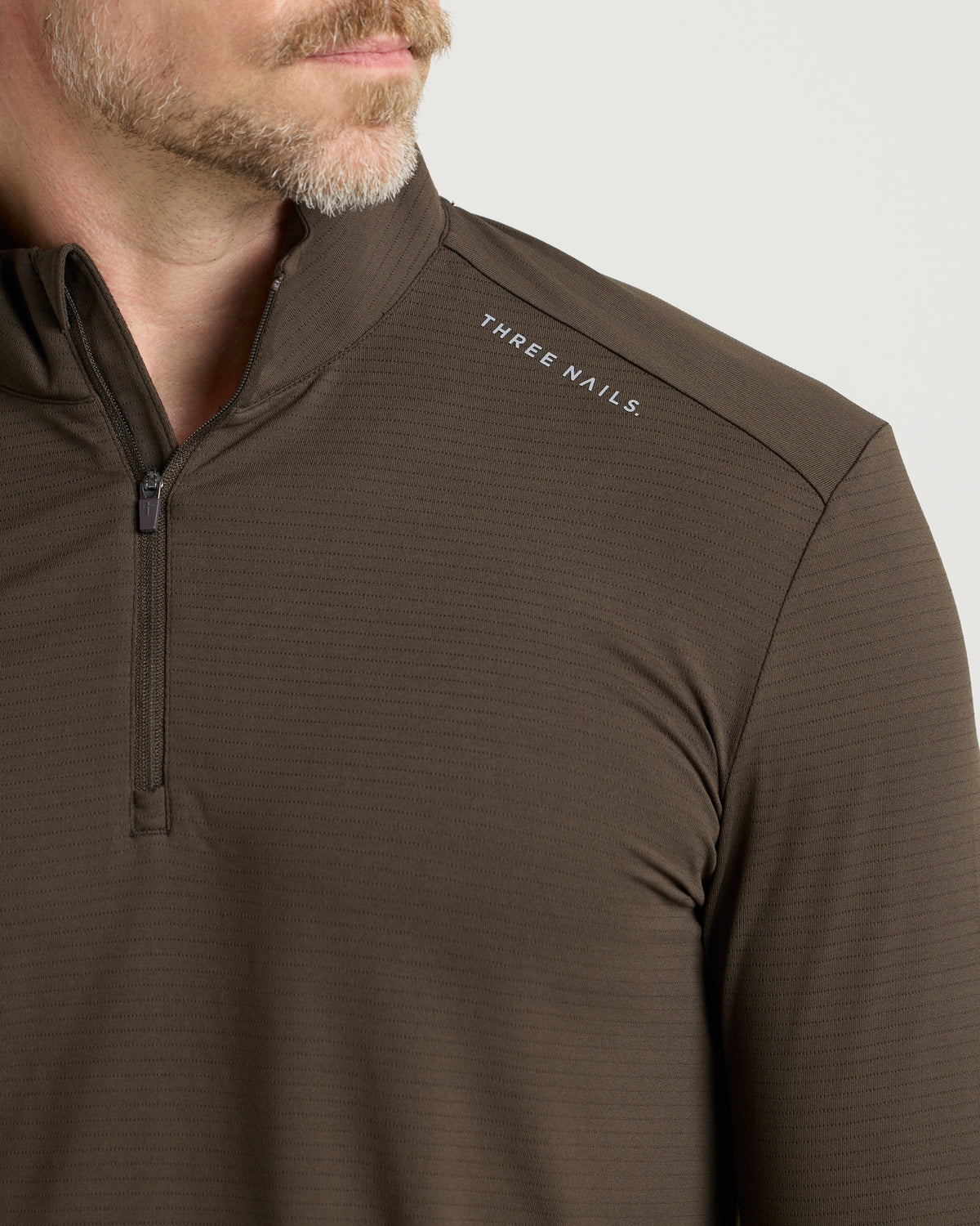 Aion-Lite™ Quarter Zip - Burnt Olive