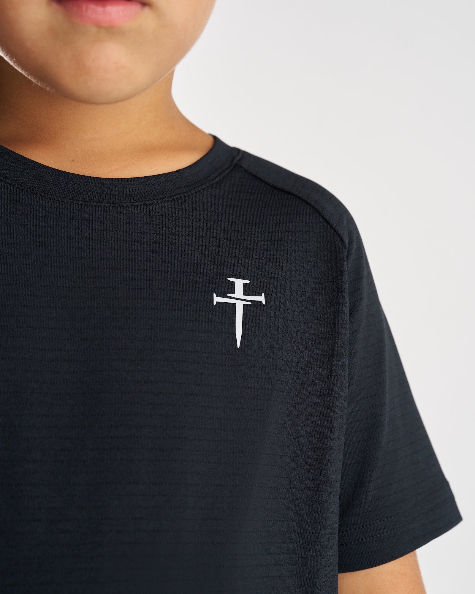 Youth Aion-Lite™ Tee "Cross" - Black