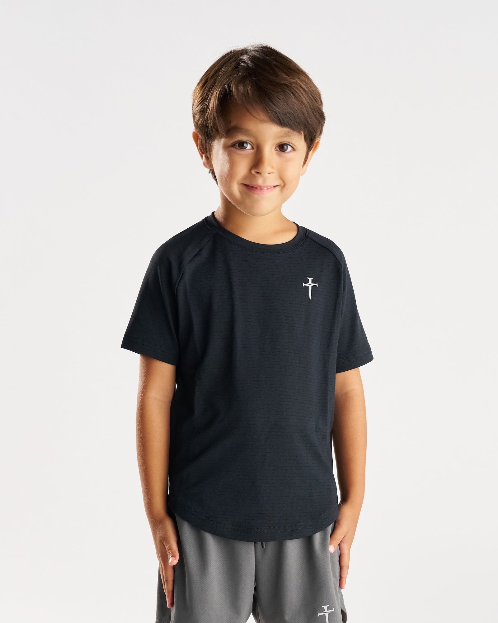 Youth Aion-Lite™ Tee "Cross" - Black
