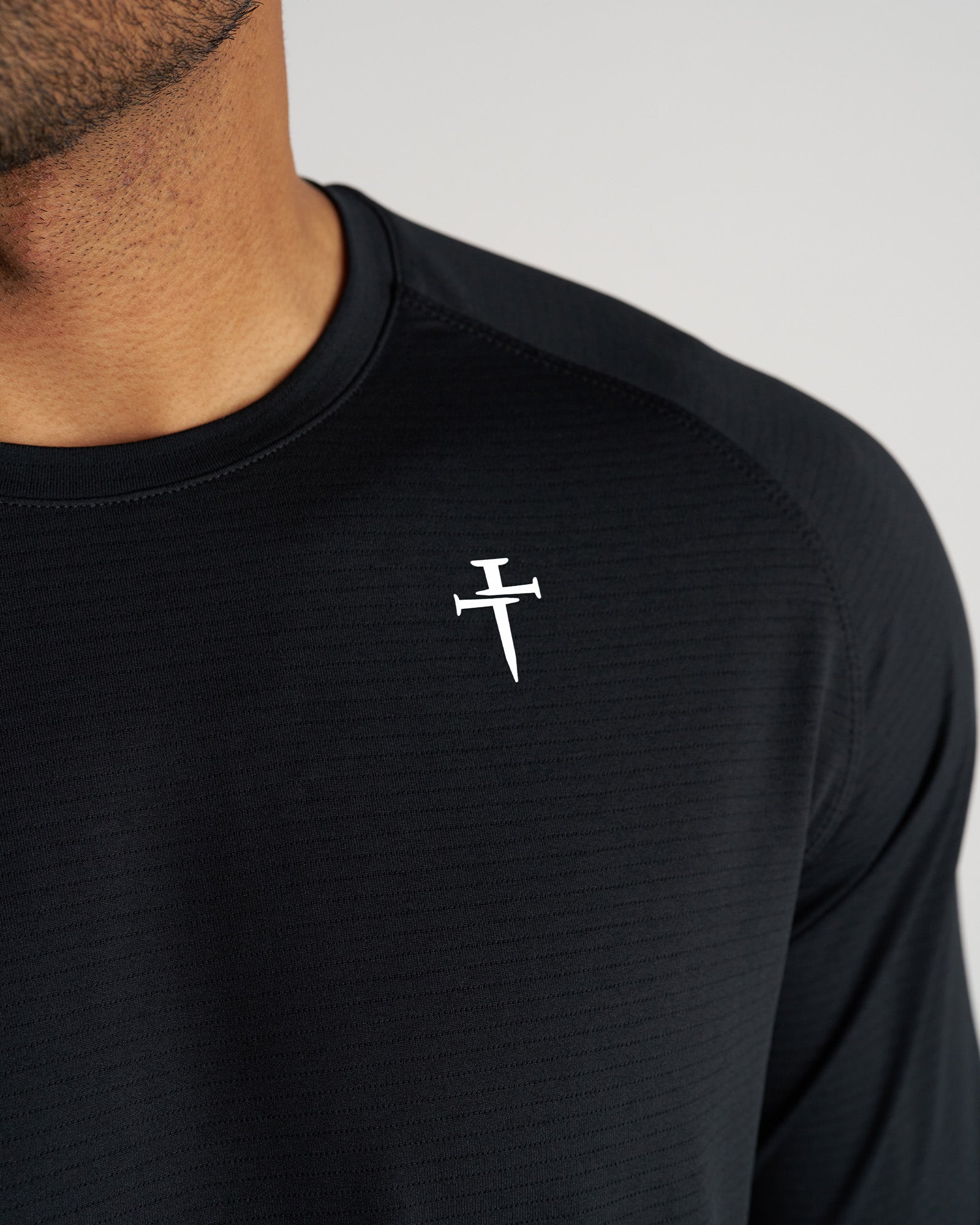 Aion-Lite™ Long Sleeve "Cross" - Black