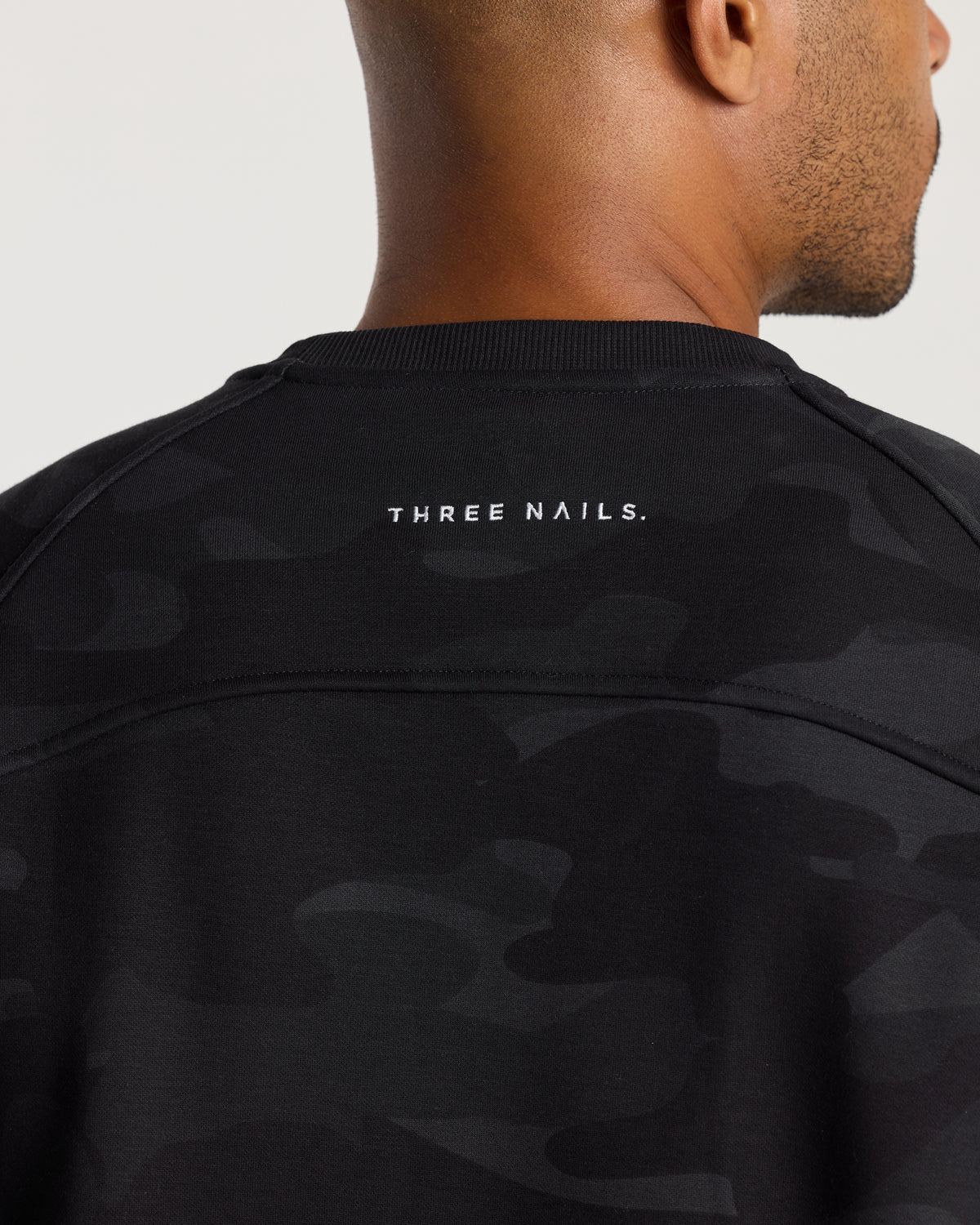 Signature Fleece Crewneck - Black Camo