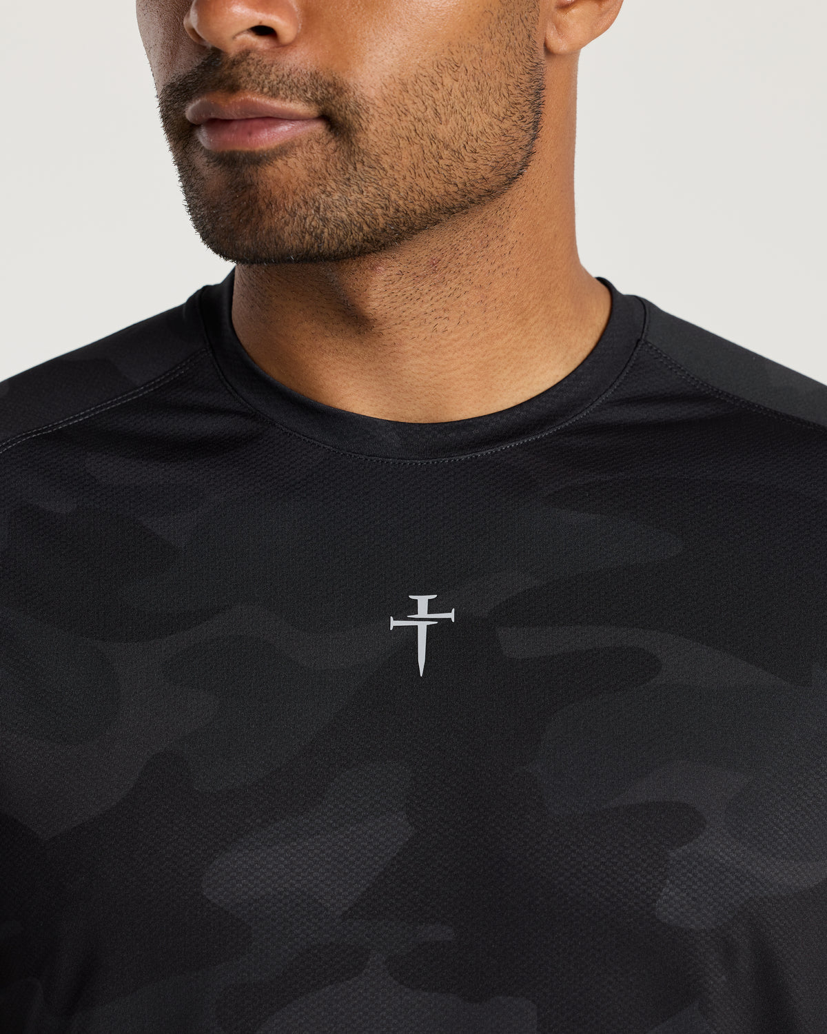 Pro-Tech Tee "Cross" - Black Camo