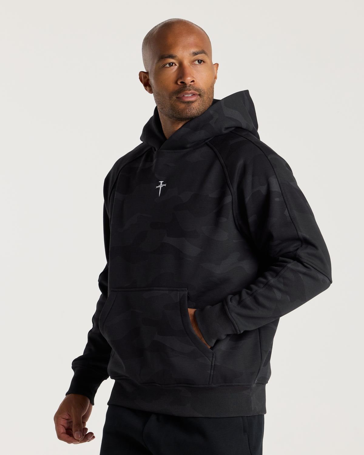 Signature Fleece Hoodie - Black Camo