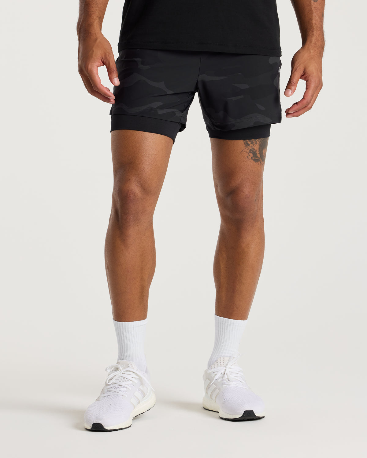 Vapor-Lite™ Liner 5" Short "Cross" - Black Camo