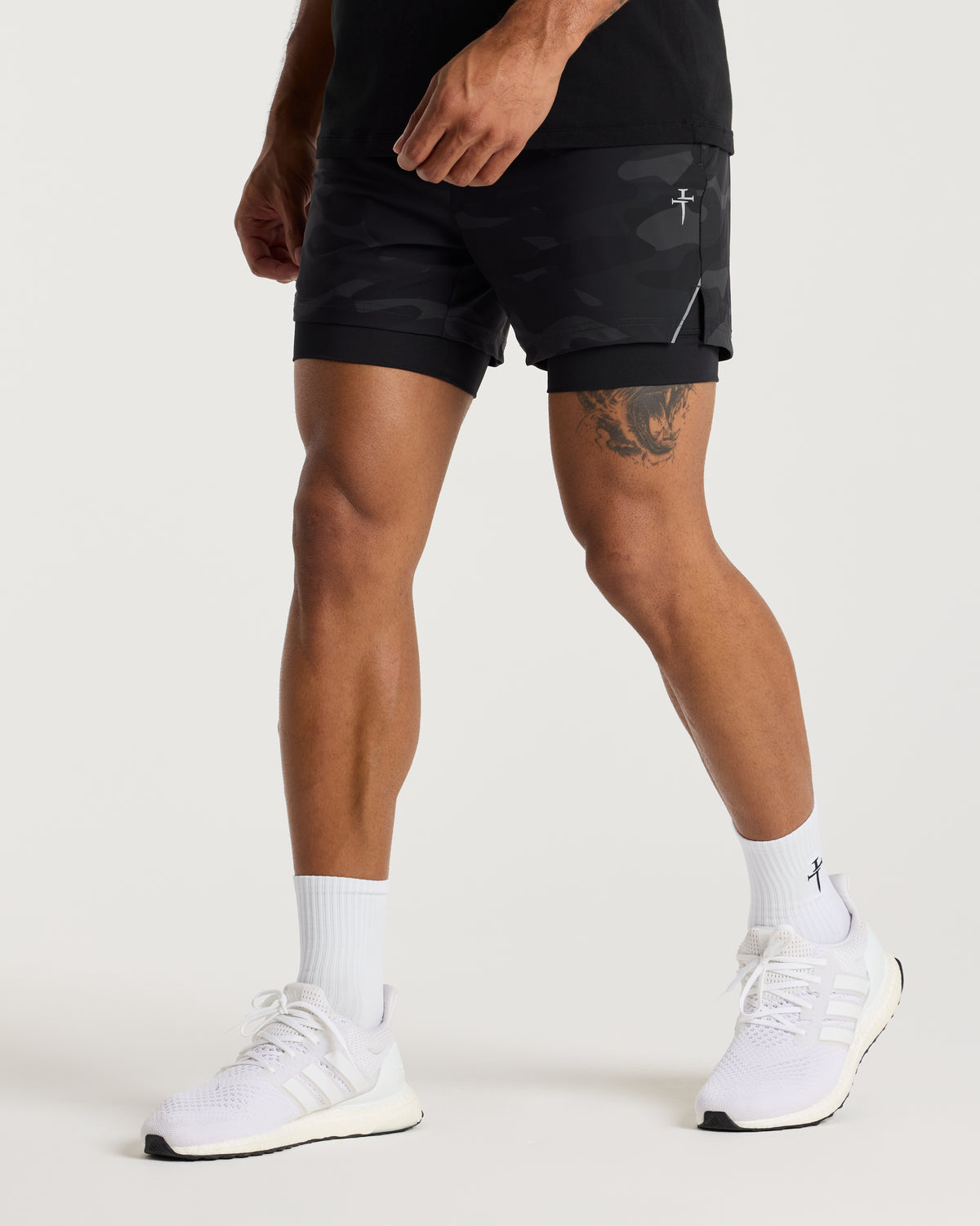 Vapor-Lite™ Liner 5" Short "Cross" - Black Camo
