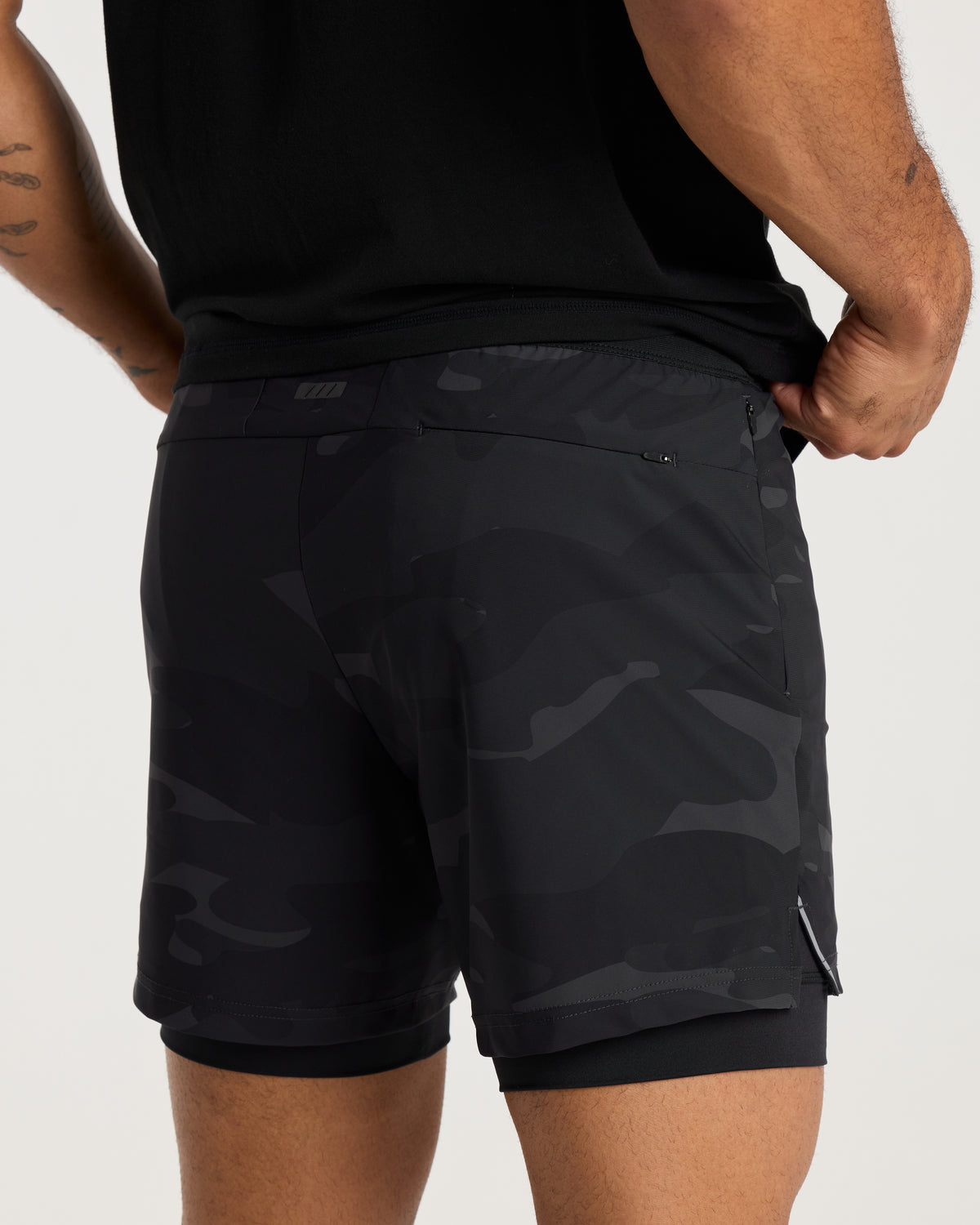 Vapor-Lite™ Liner 5" Short "Cross" - Black Camo