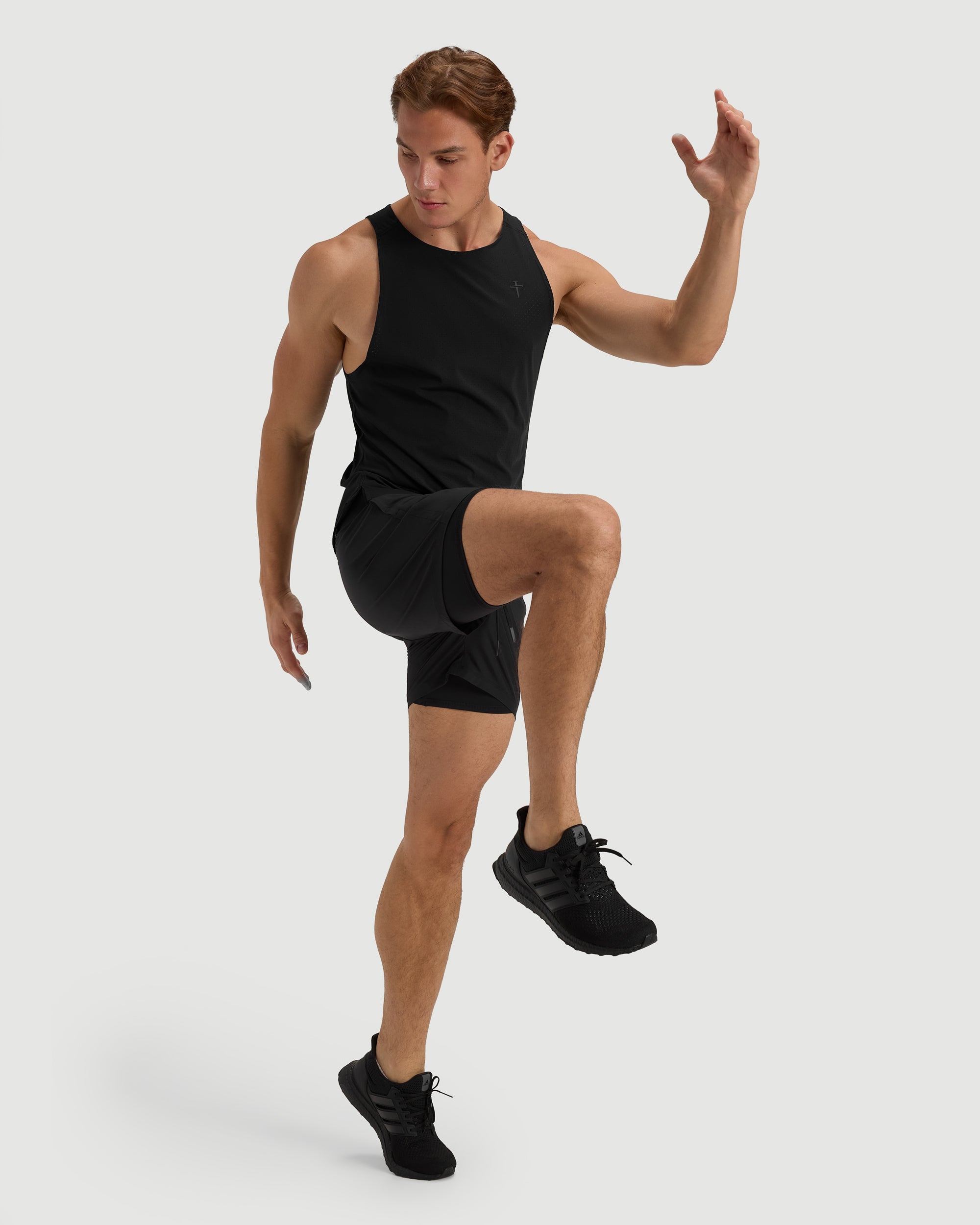 Laser Perforated Tank - Black