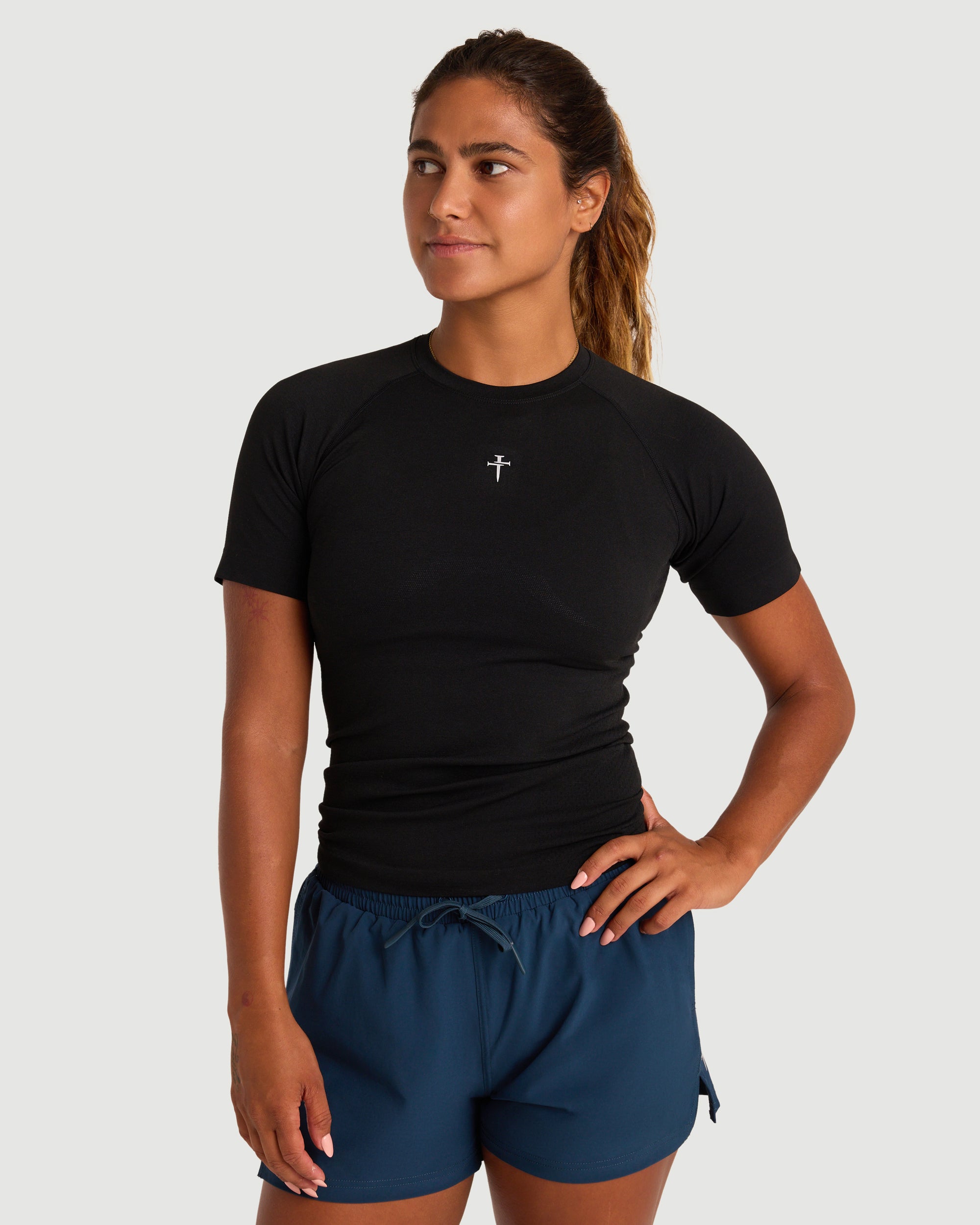 Women's Seamless Tee - Black