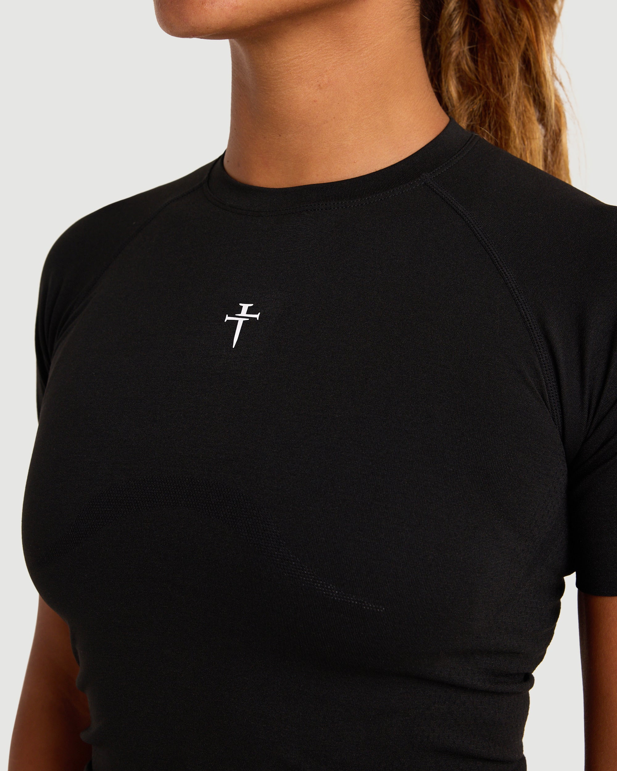 Women's Seamless Tee - Black