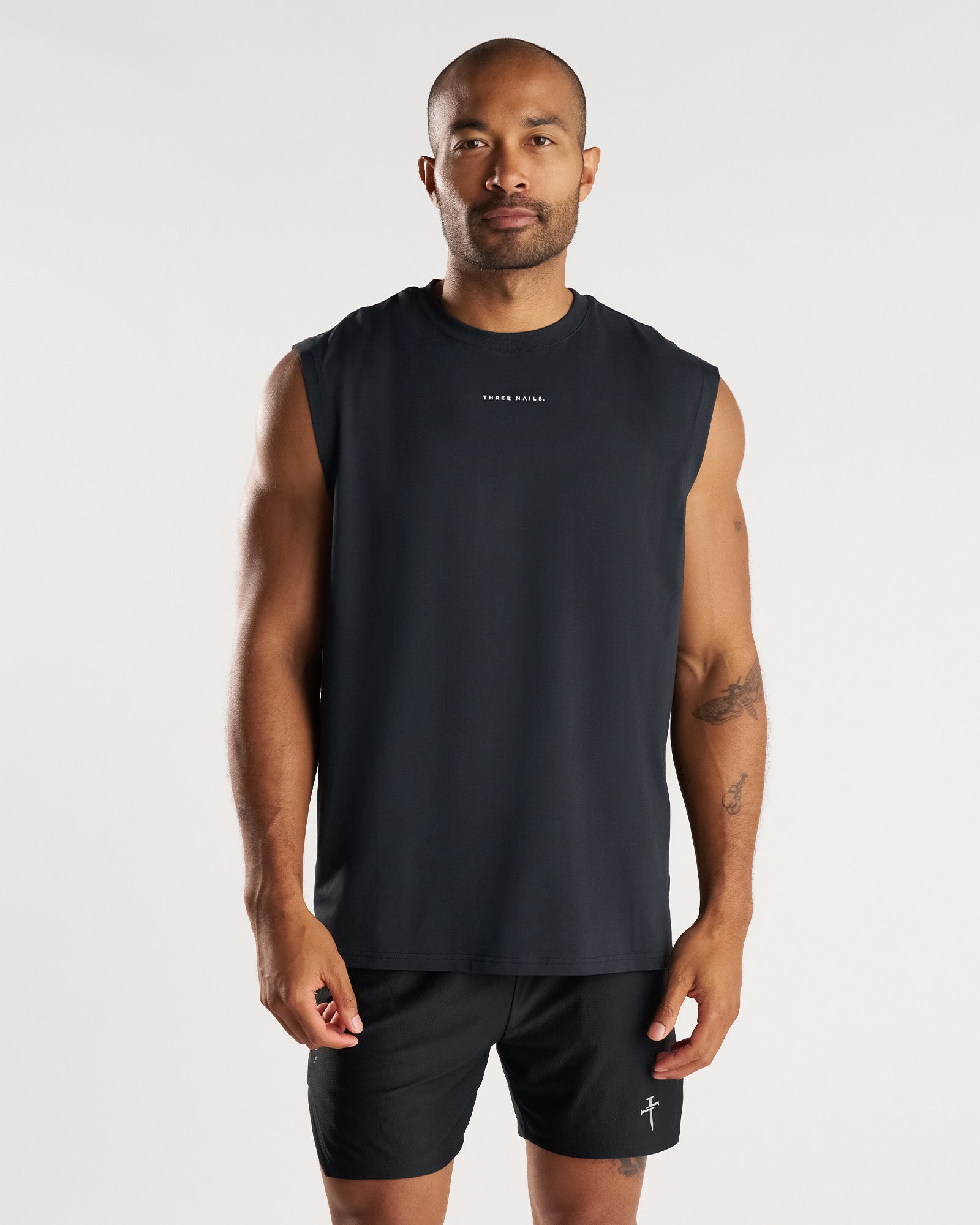 Core Oversized Muscle Tank - Black