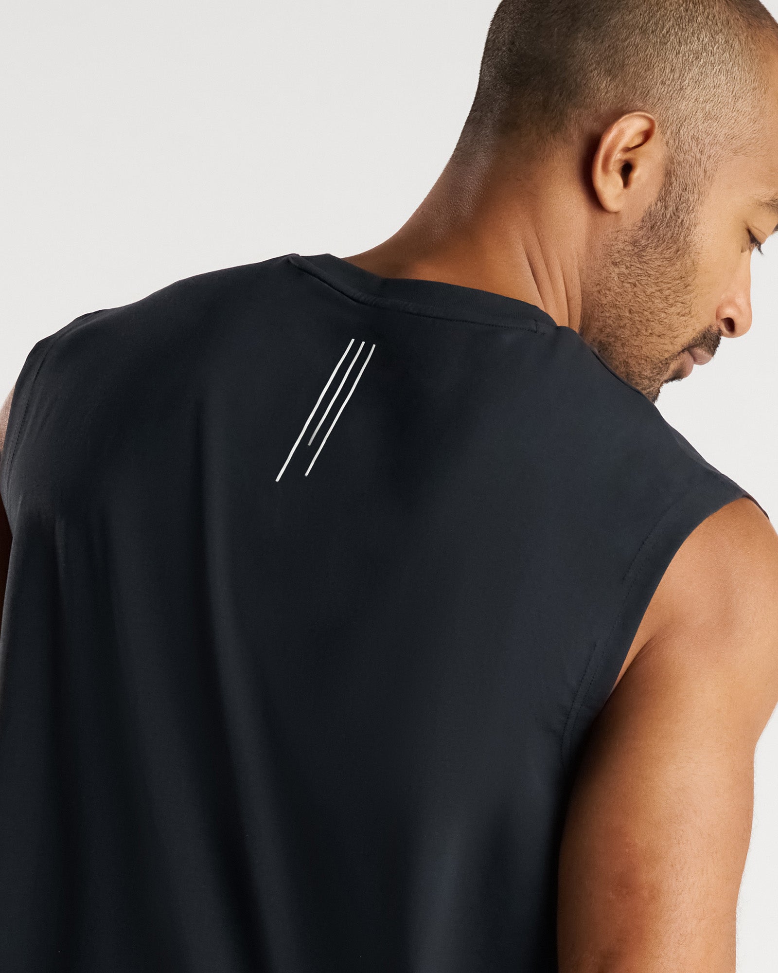 Core Oversized Muscle Tank - Black