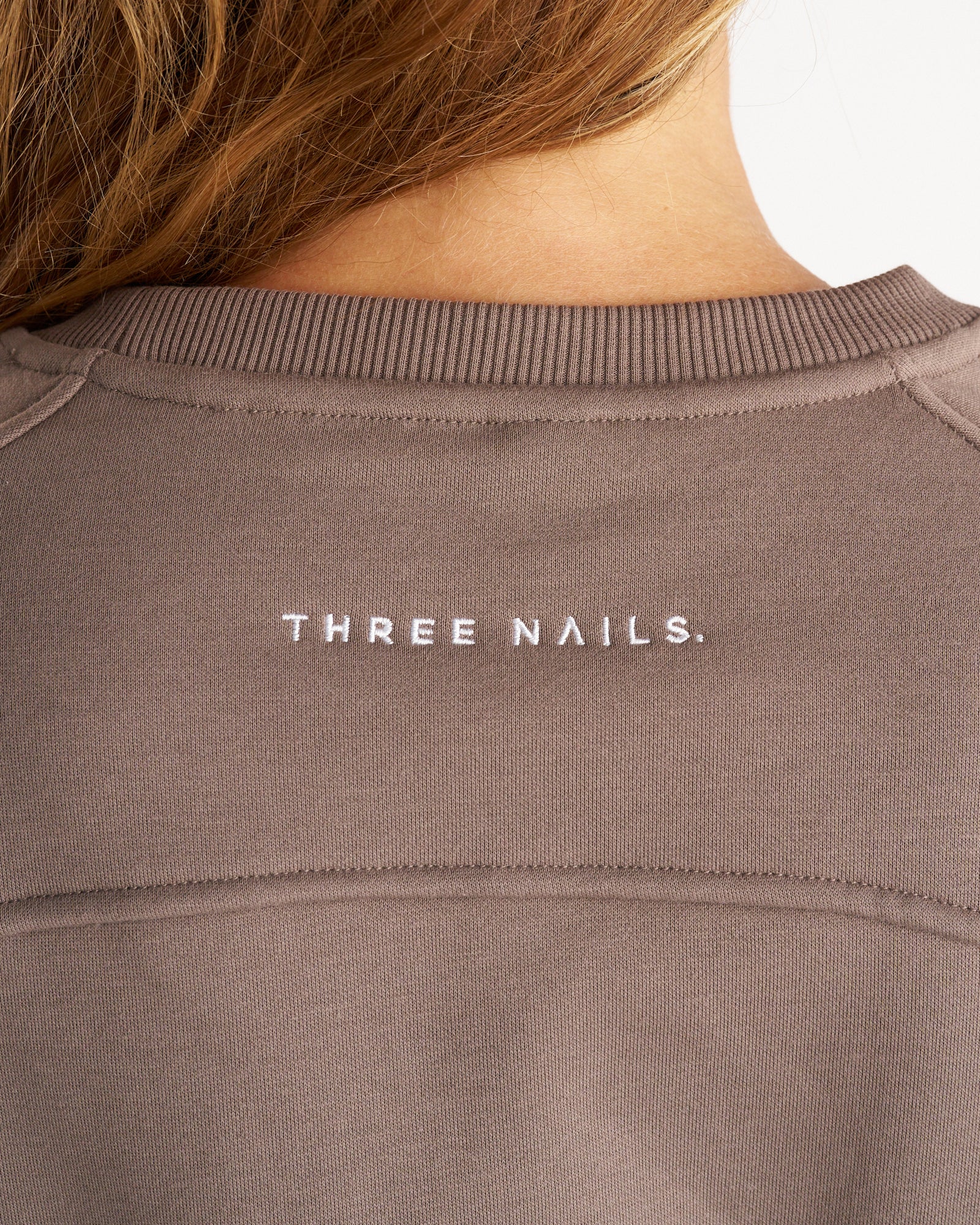 Signature Fleece Crewneck - Deep Taupe