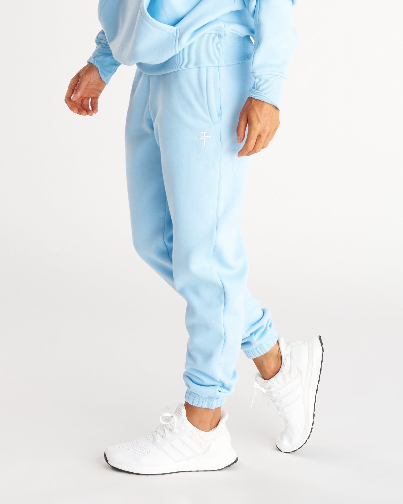 Signature Fleece Sweatpants - Sky Blue