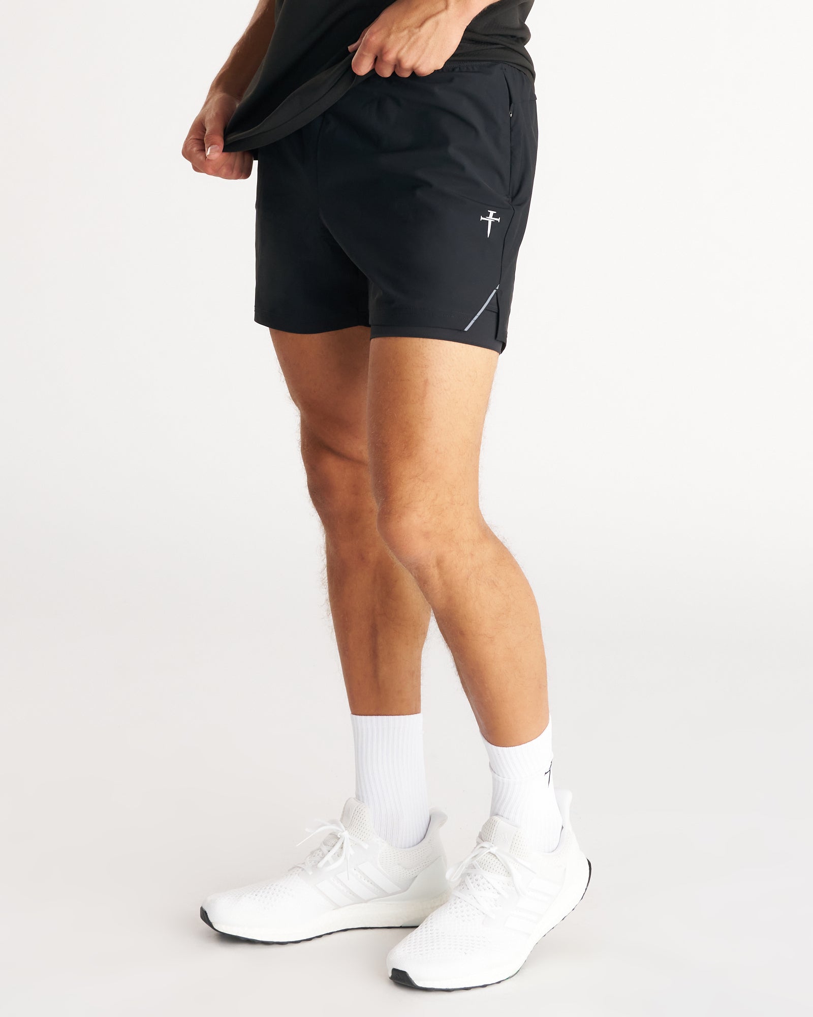 Vapor-Lite™ Liner 5" Short "Cross" - Black