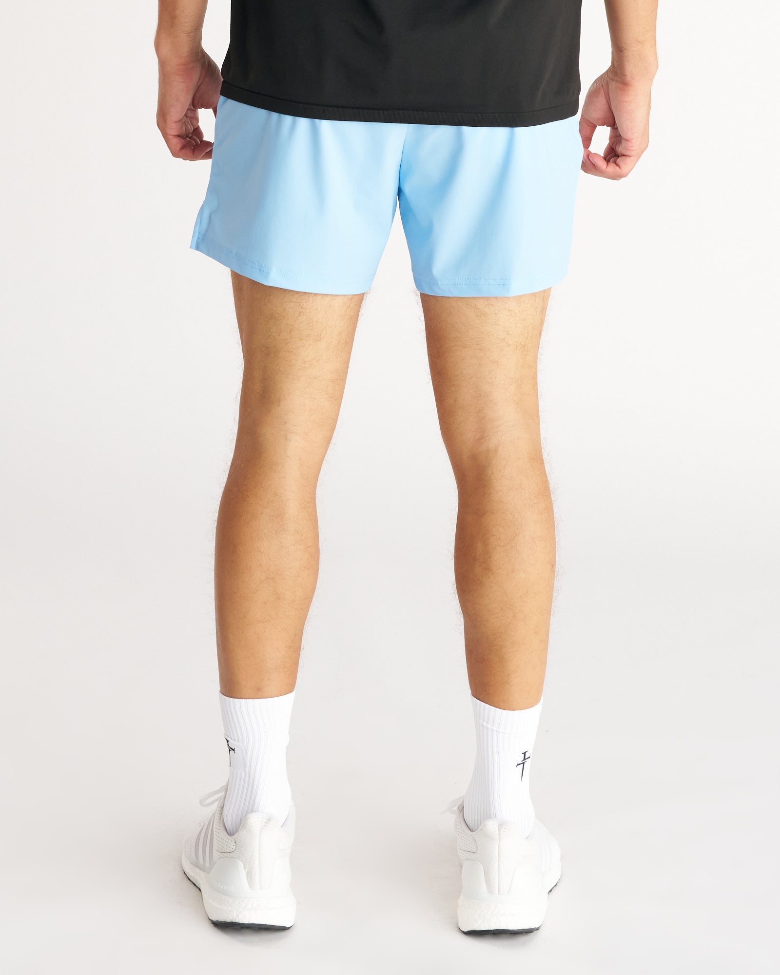Vapor-Lite™ Liner 5" Short "Cross" - Sky Blue