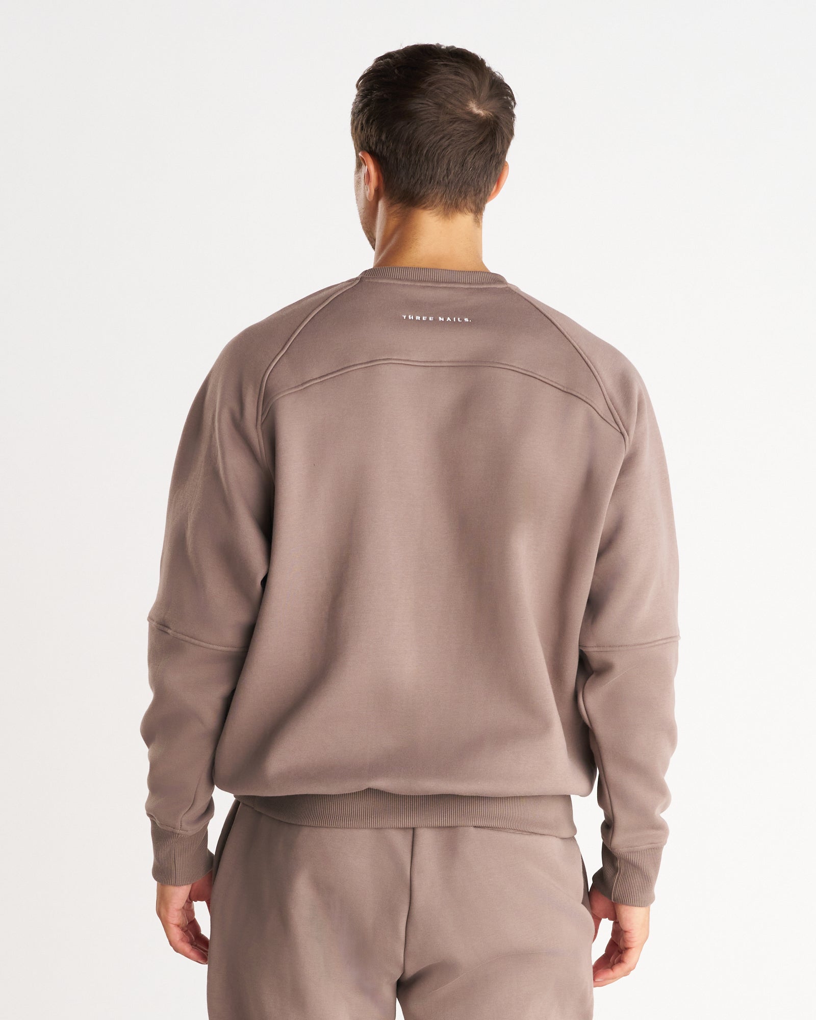 Signature Fleece Crewneck - Deep Taupe