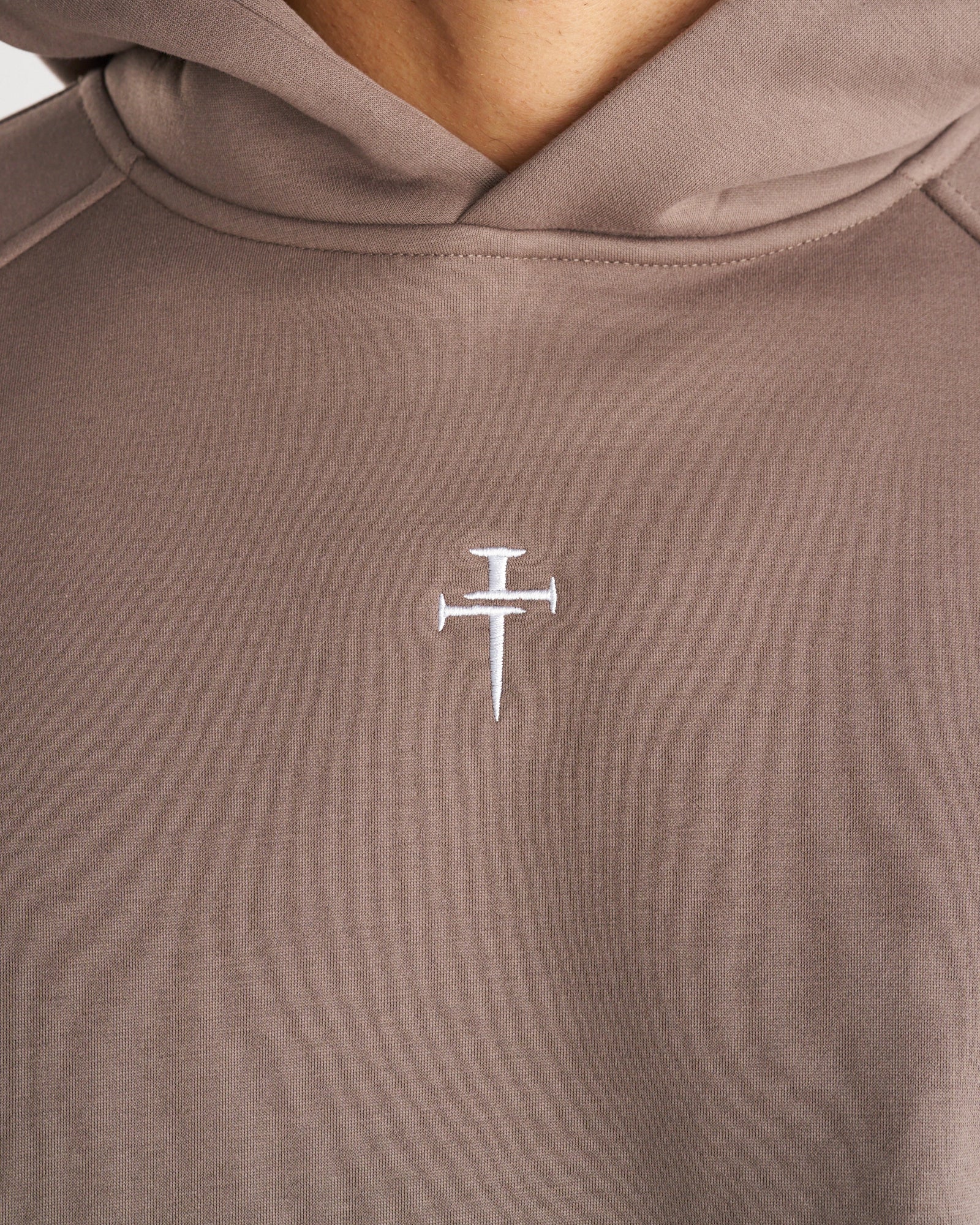 Signature Fleece Hoodie - Deep Taupe