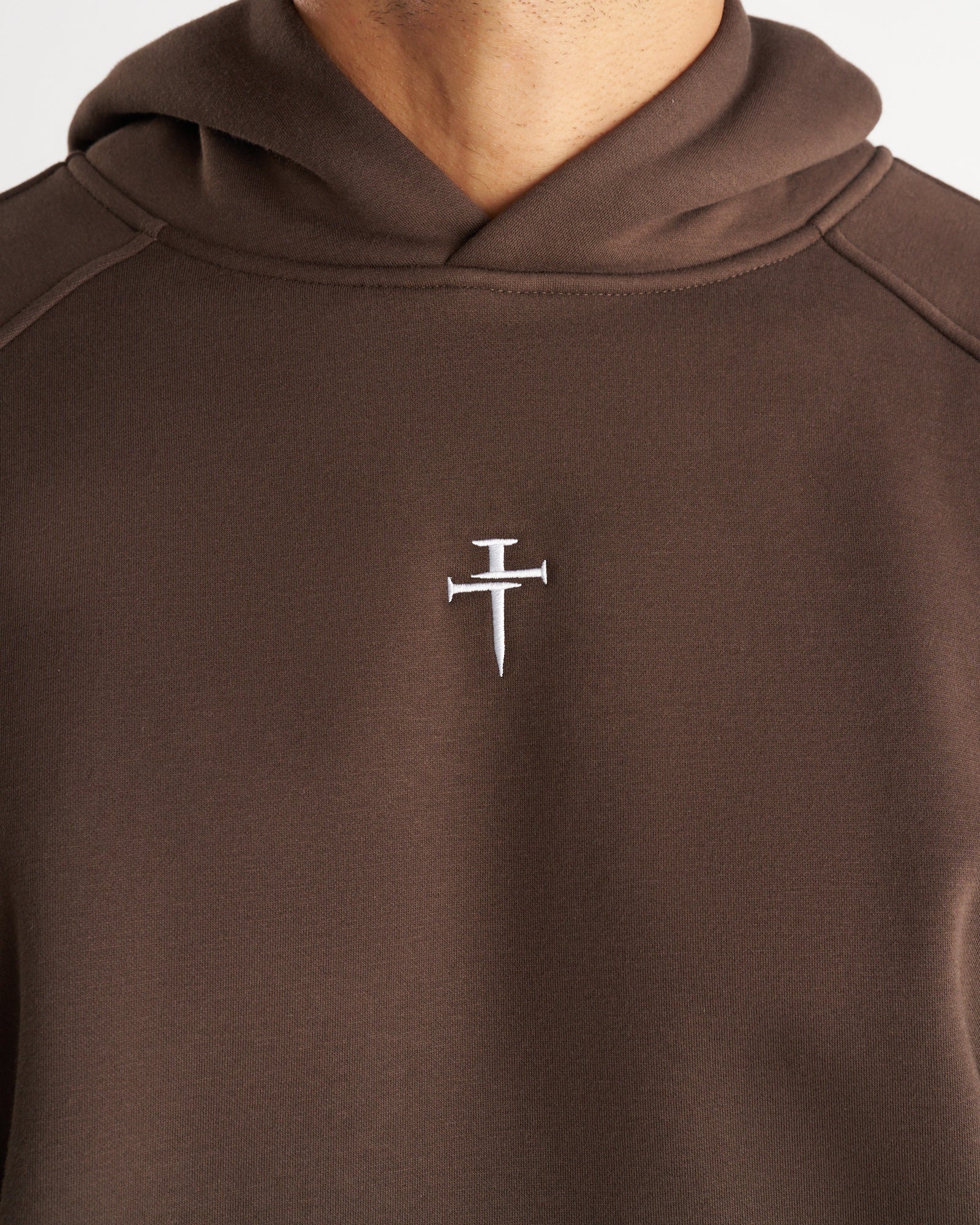 【ダークブラウン（20）】3WAY LAYERD HOODIE Espresso Ultra Heavyweight Organic French Terry Hood