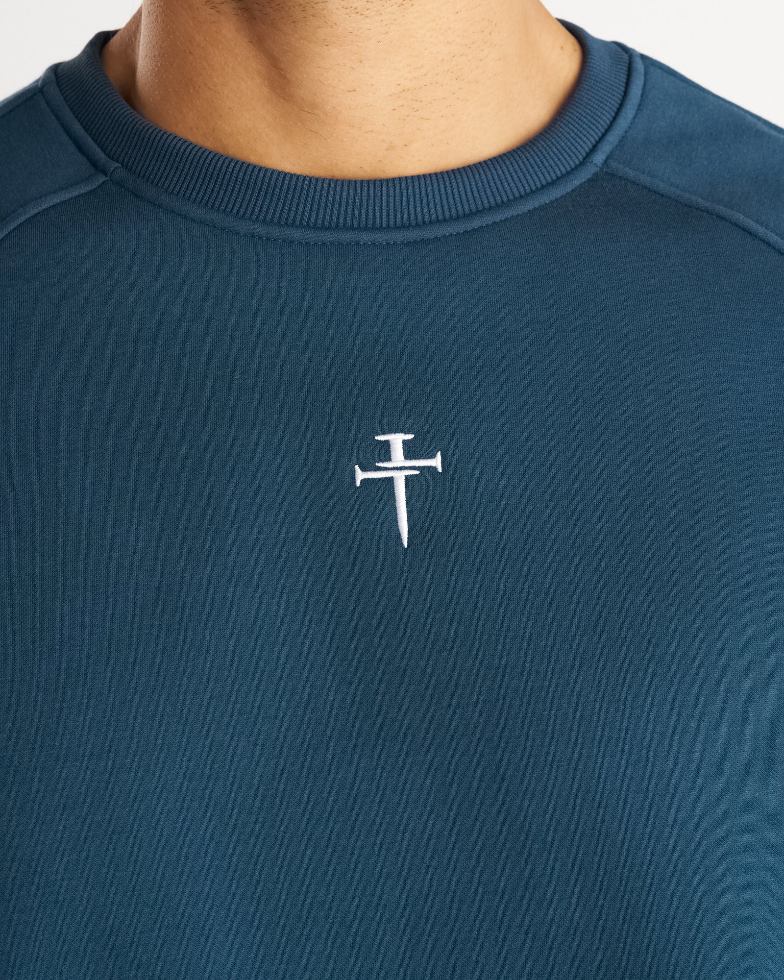 Signature Fleece Crewneck - Midnight Navy