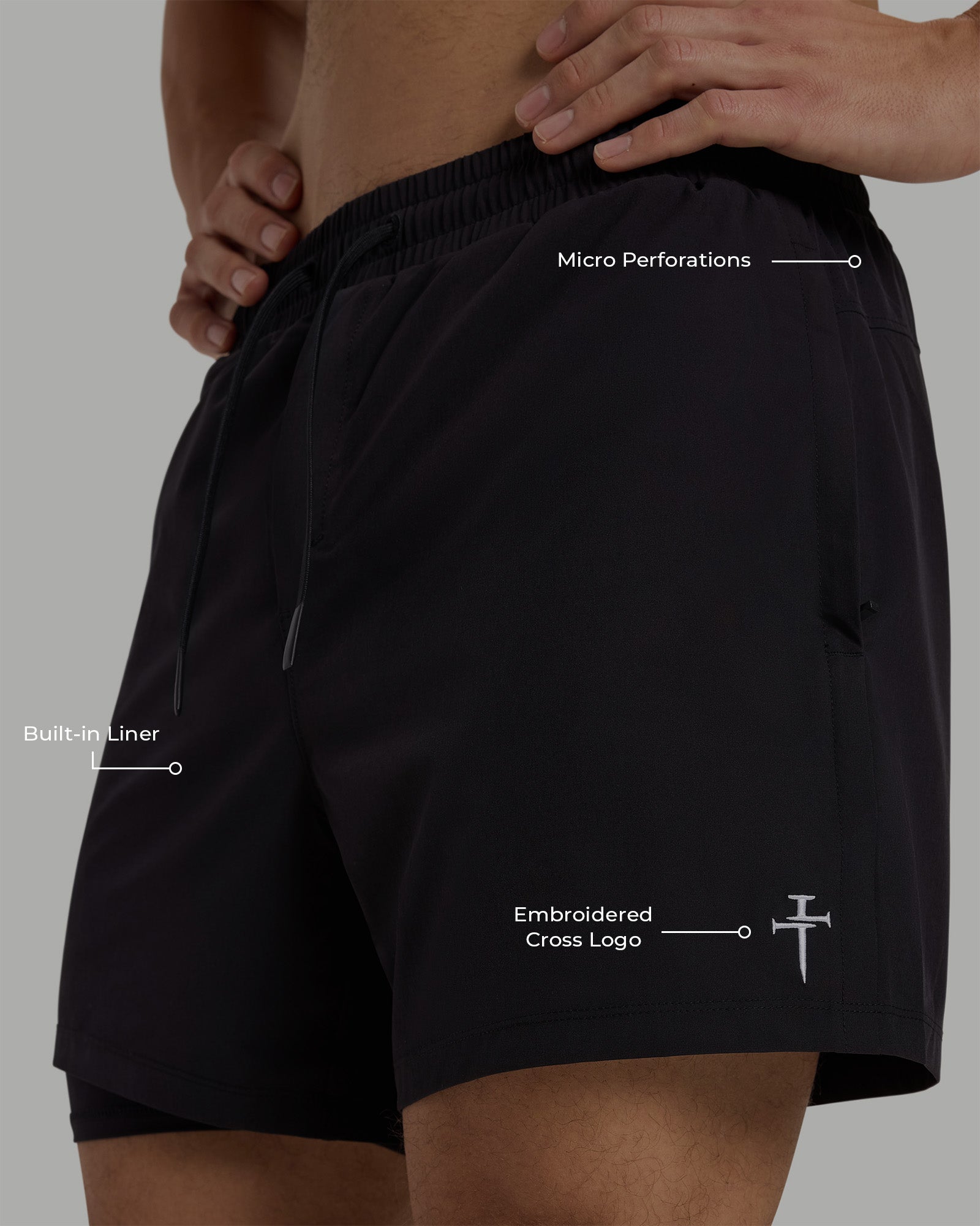 Coastal Liner 5" Short - Black