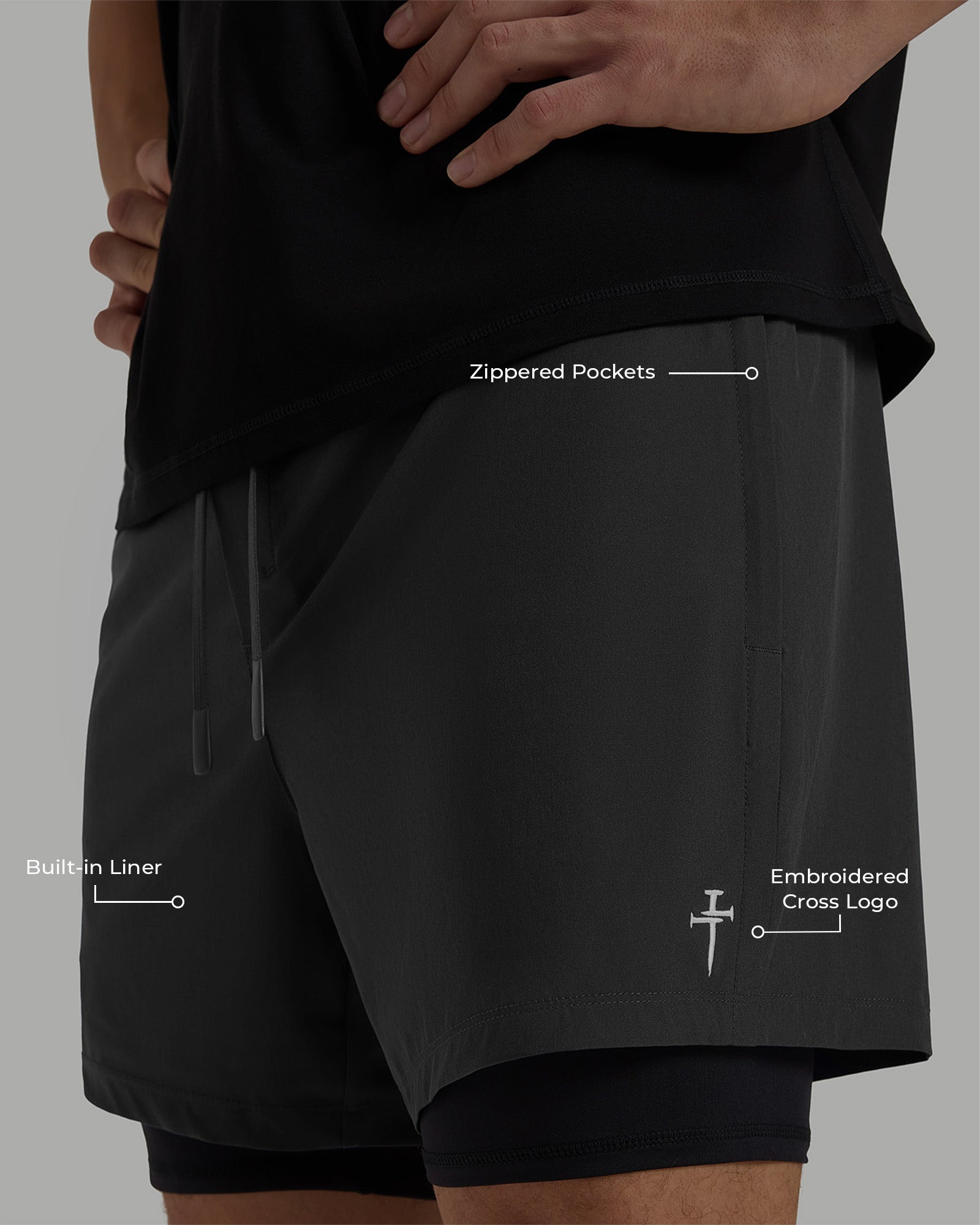 Coastal Liner 5" Short - Space Grey