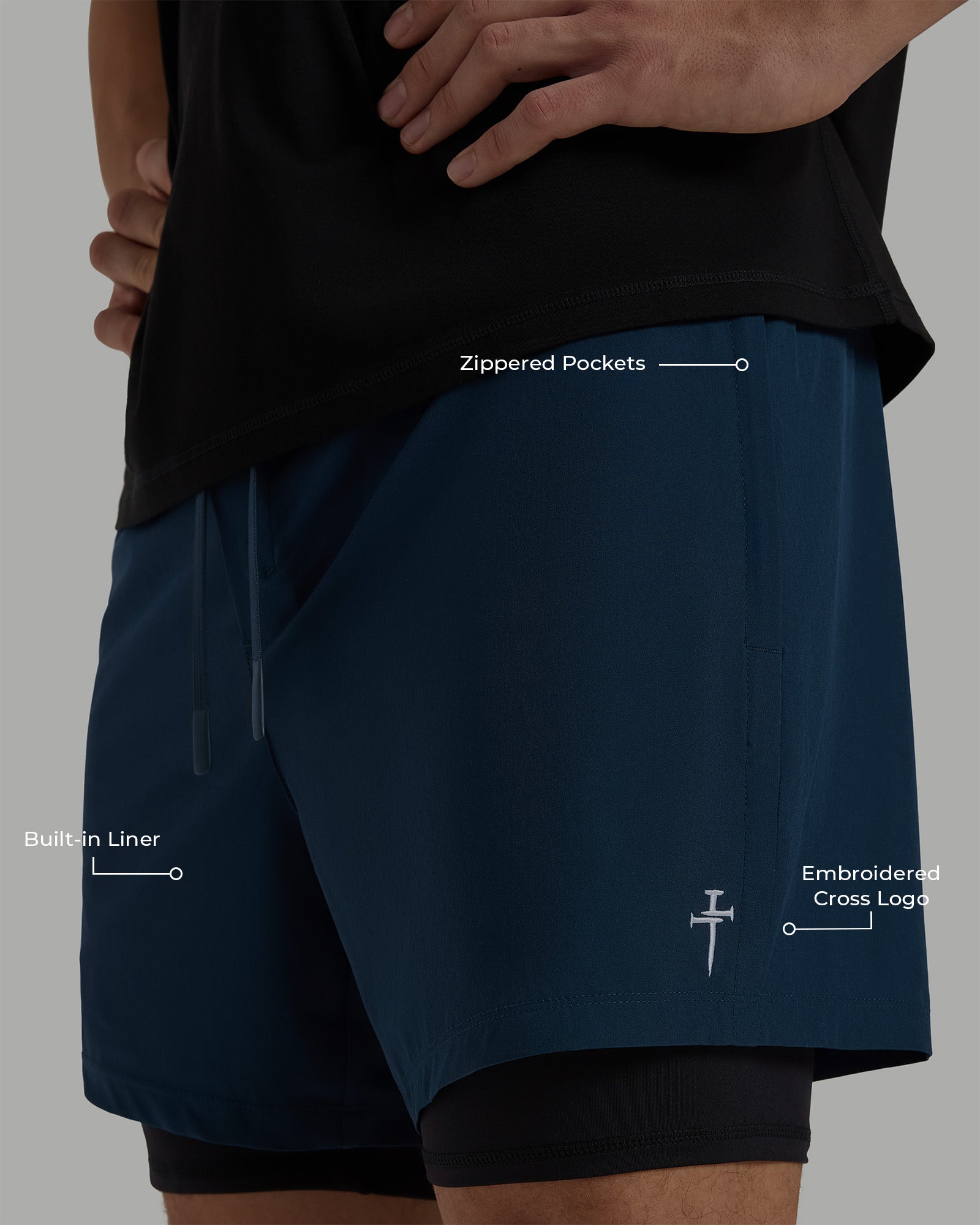 Coastal Liner 5" Short - Midnight Navy