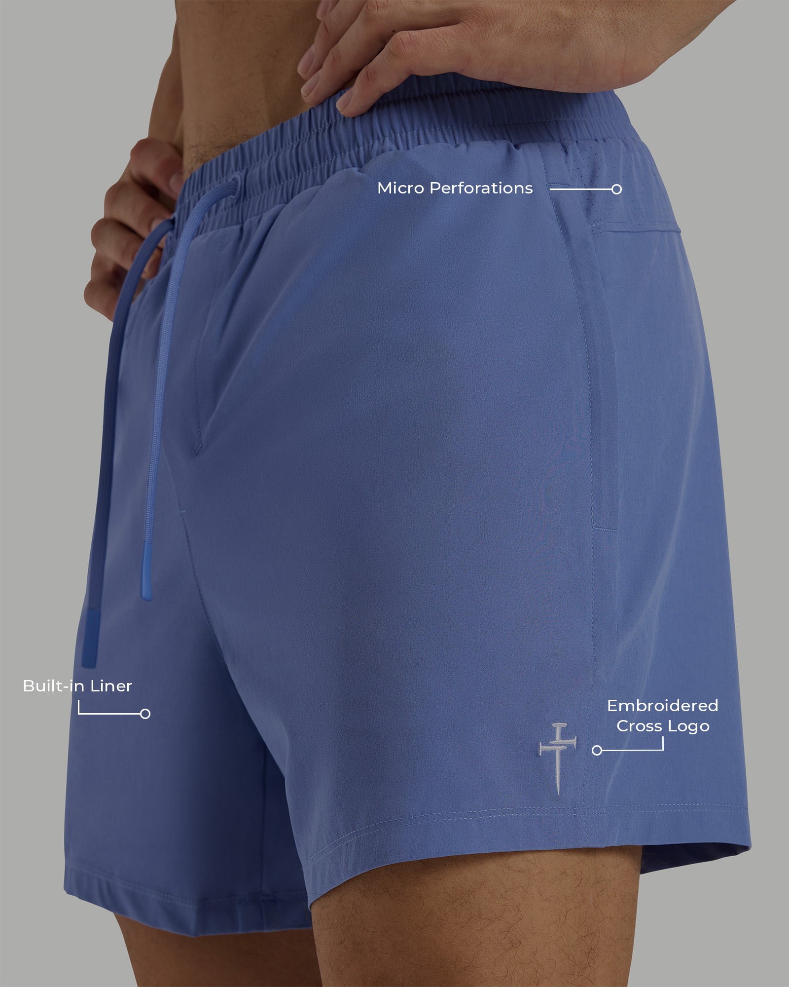 Coastal Liner 5" Short - Serene Blue