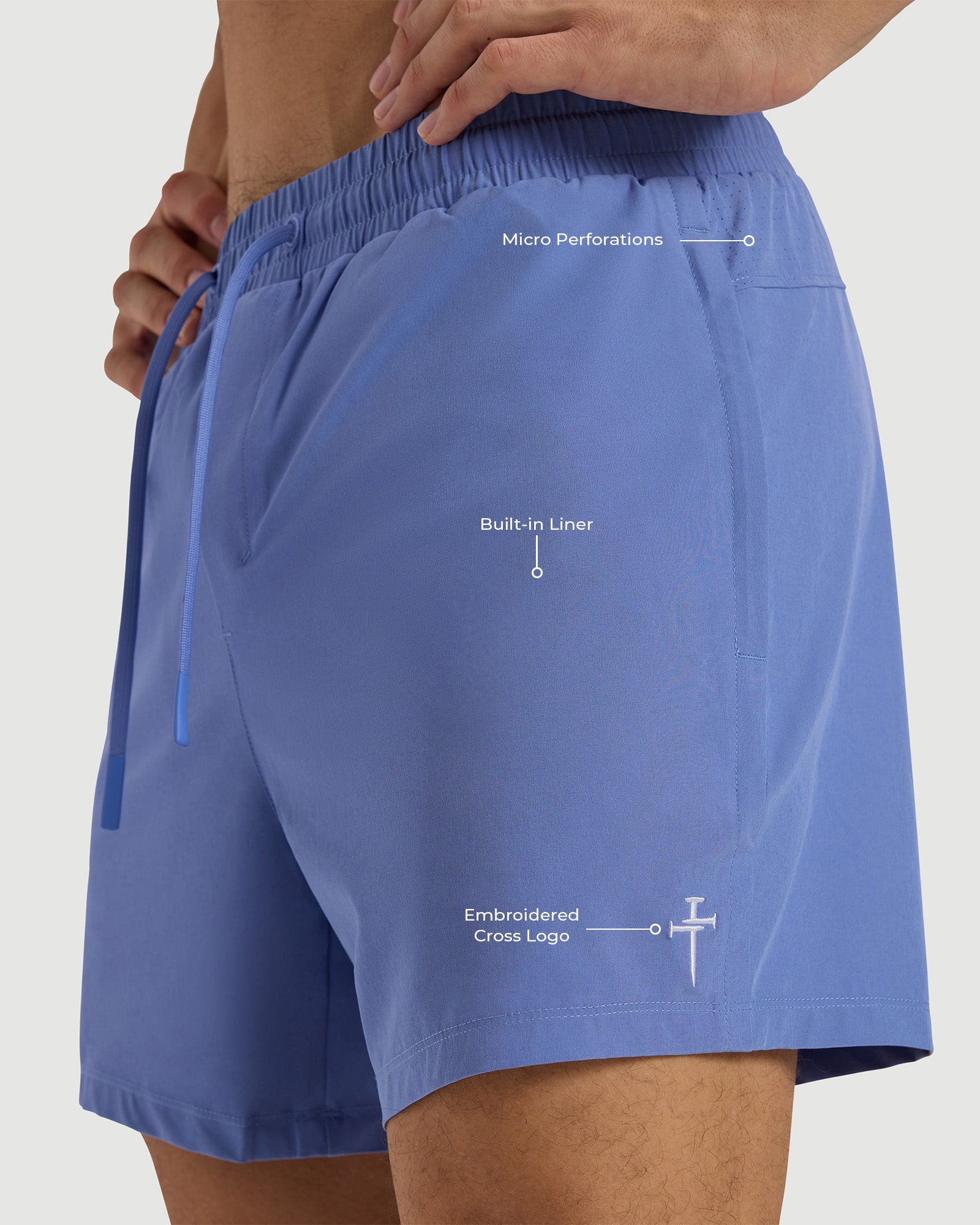 Coastal Liner 5" Short - Serene Blue