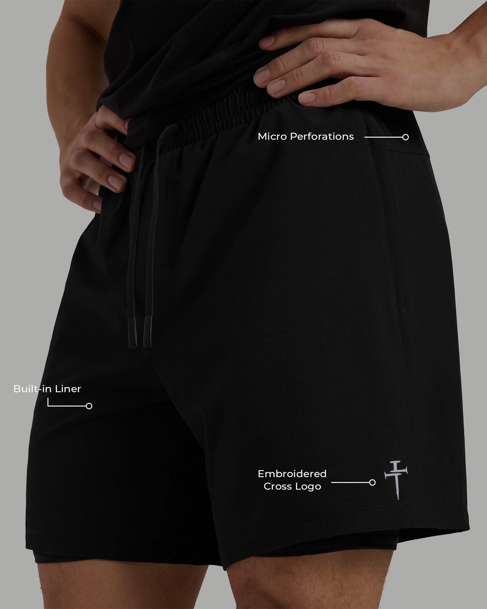Coastal Liner 7" Short - Black