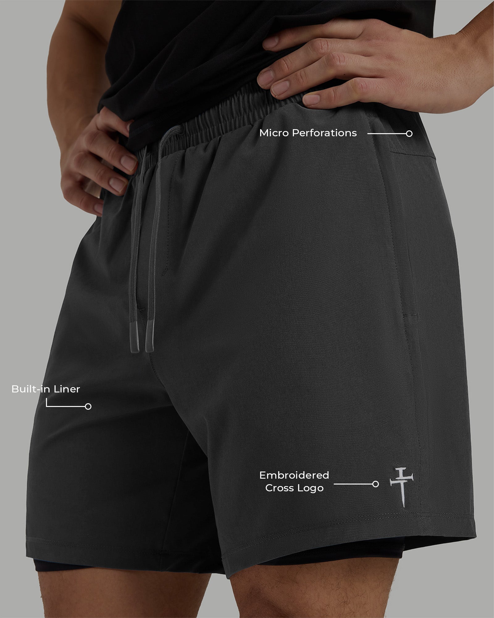 Coastal Liner 7" Short - Space Grey
