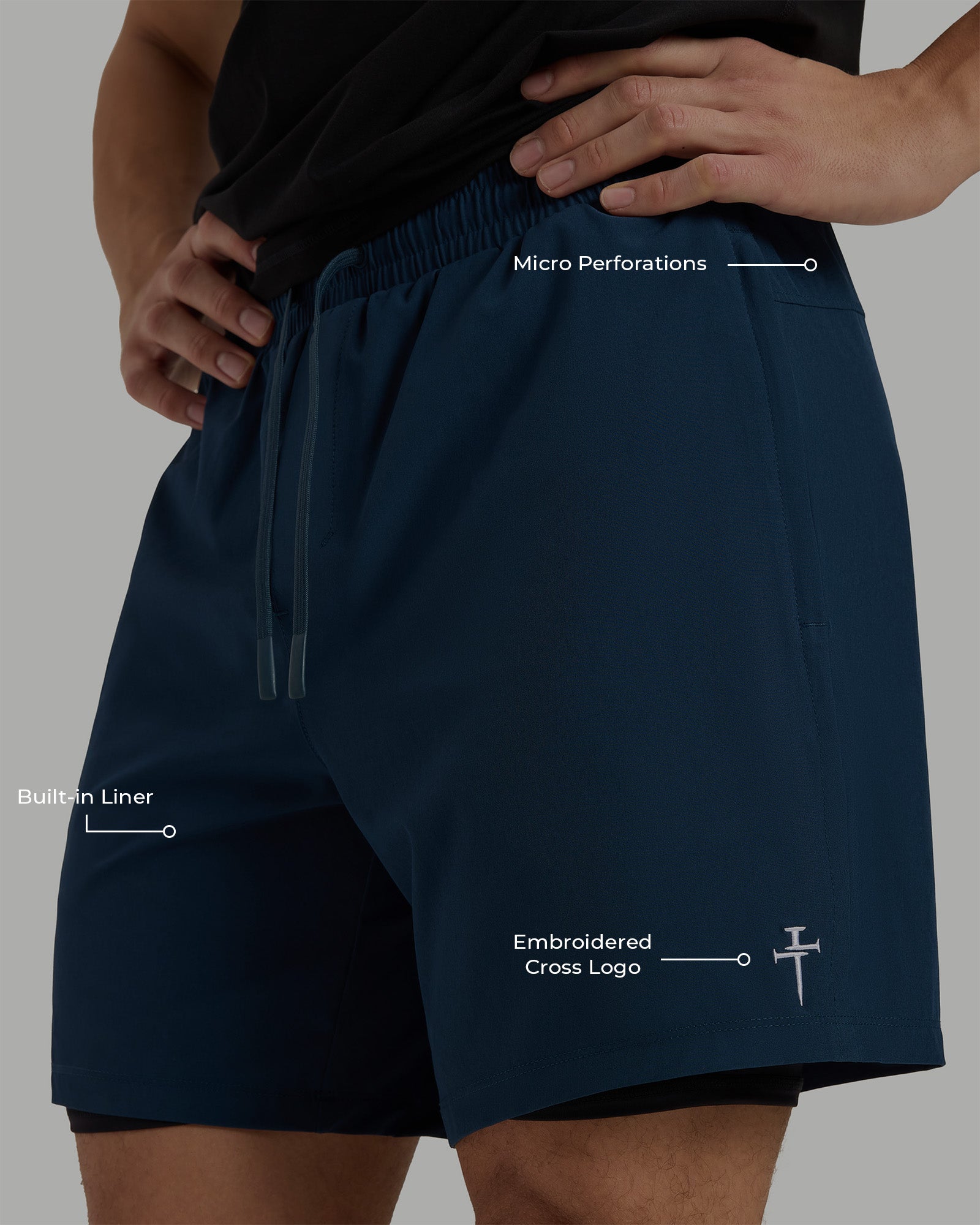 Coastal Liner 7" Short - Midnight Navy