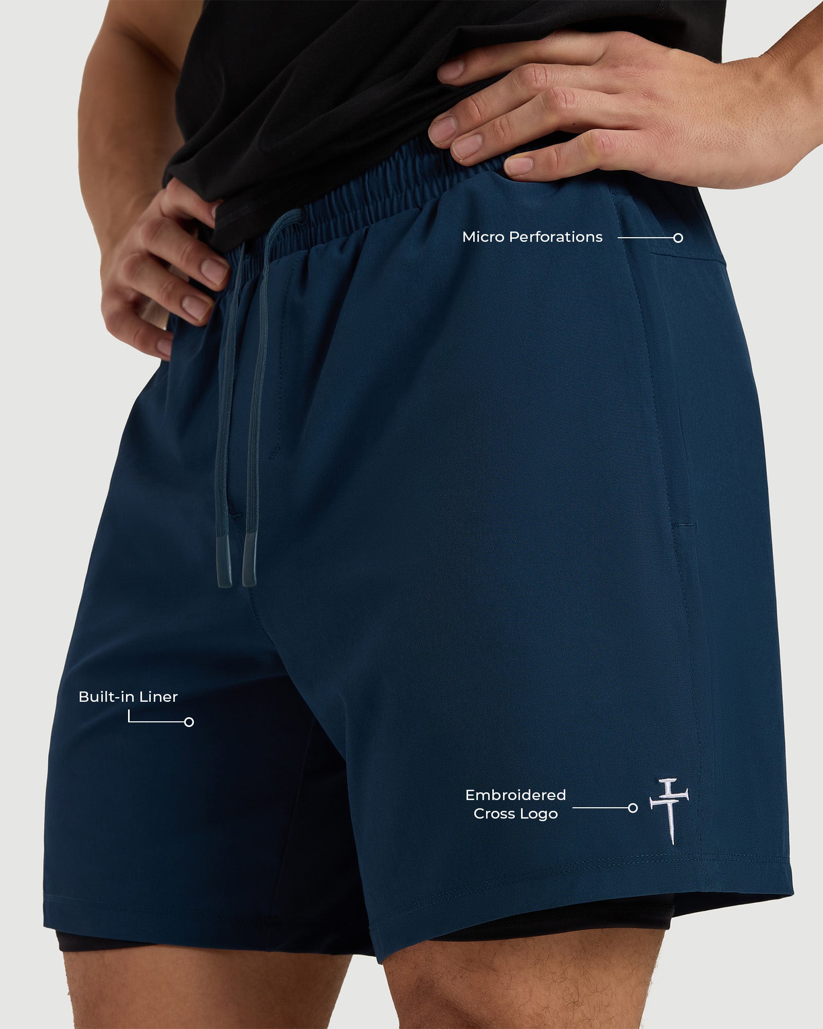 Coastal Liner 7" Short - Midnight Navy