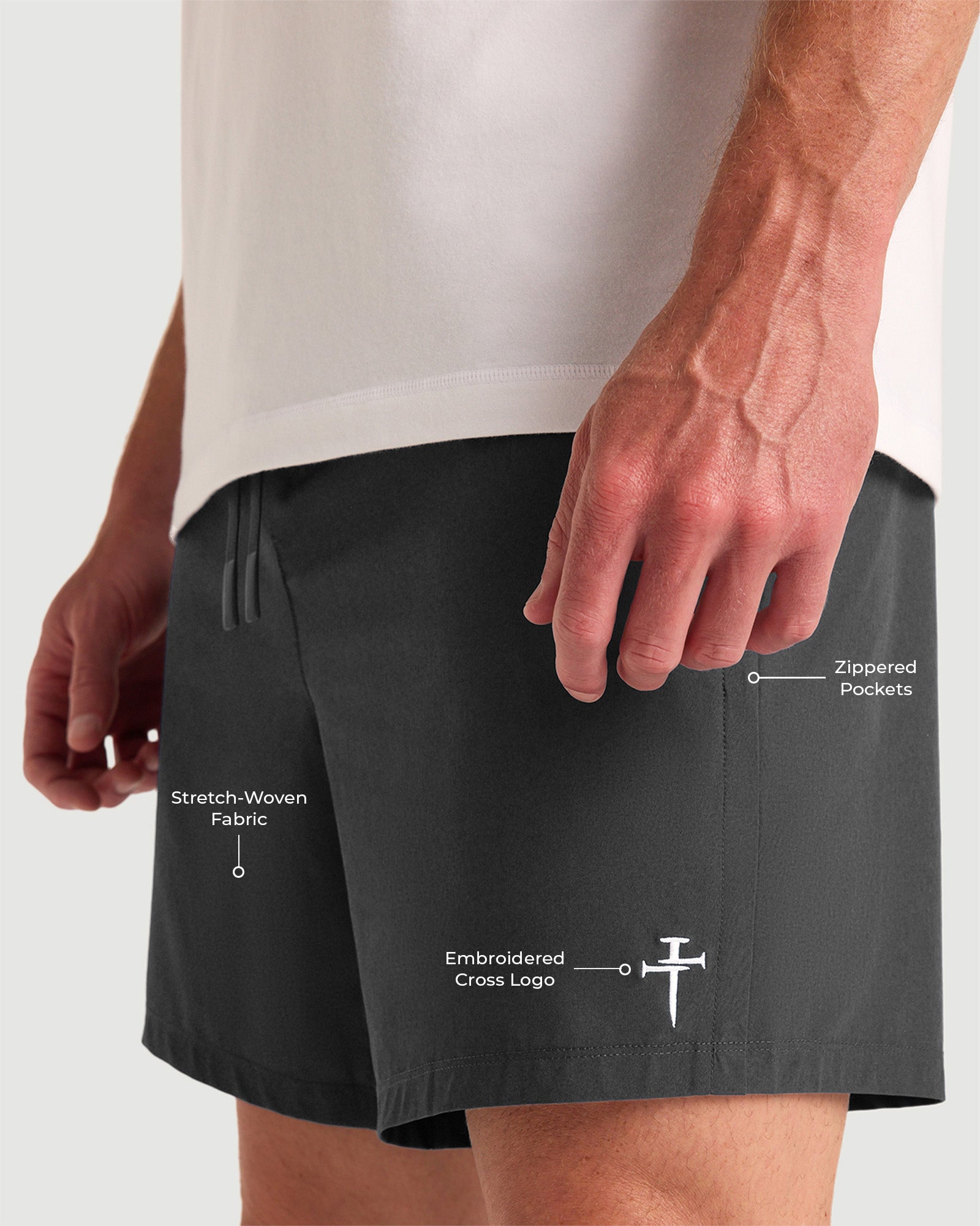 Coastal Linerless 7" Short - Space Grey