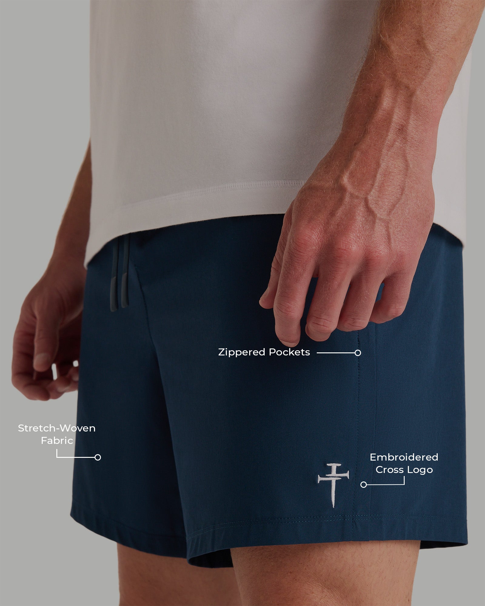 Coastal Linerless 7" Short - Midnight Navy