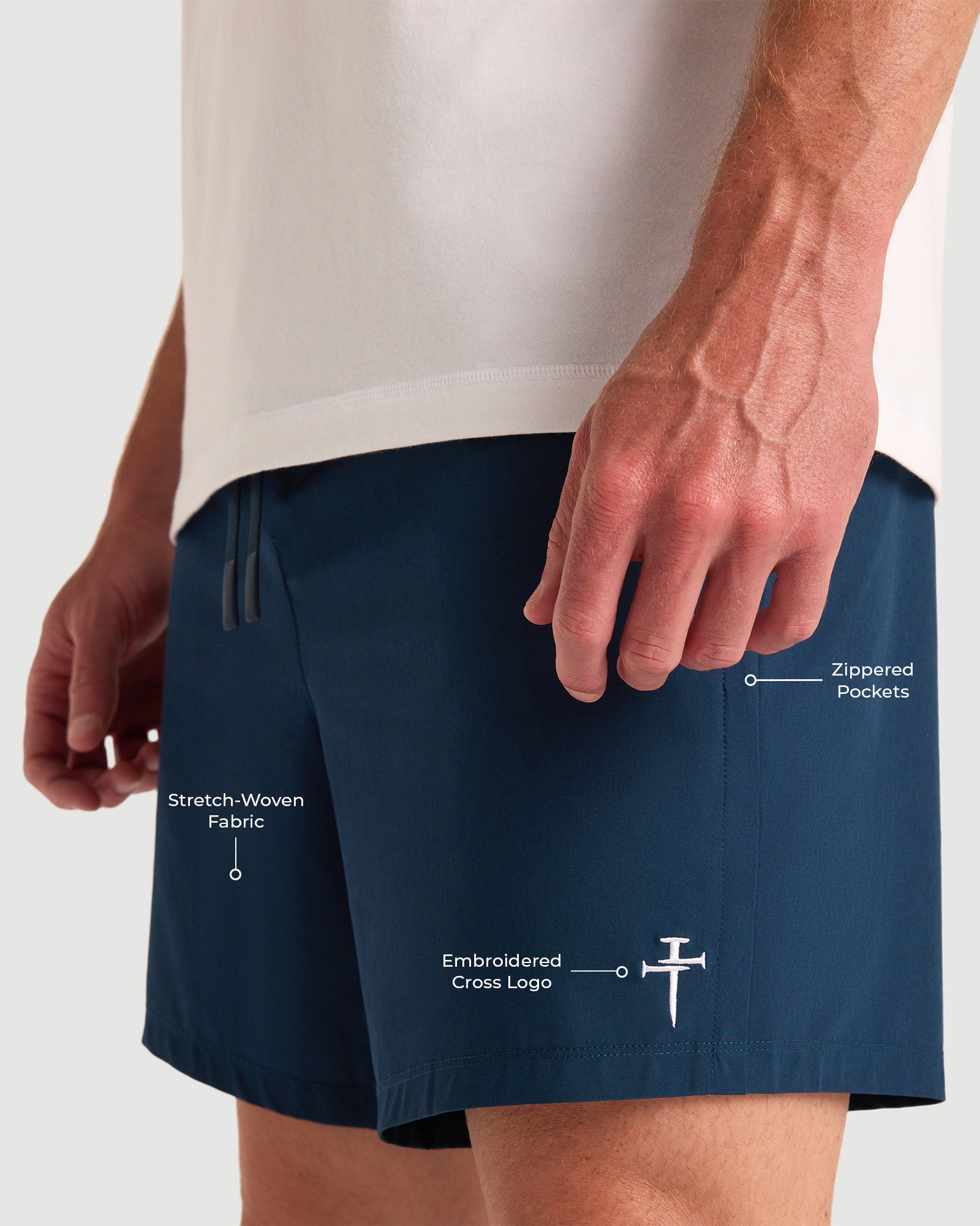 Coastal Linerless 7" Short - Midnight Navy
