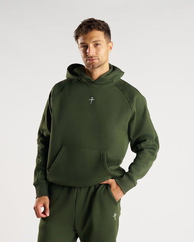 Signature Fleece Hoodie - Dark Pine