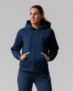 Women's Tech Fleece Hoodie "Three Nails" - Midnight Navy