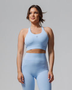 Crossback Sports Bra - Sky Blue