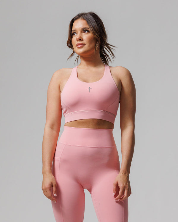 Crossback Sports Bra - Orchid Pink