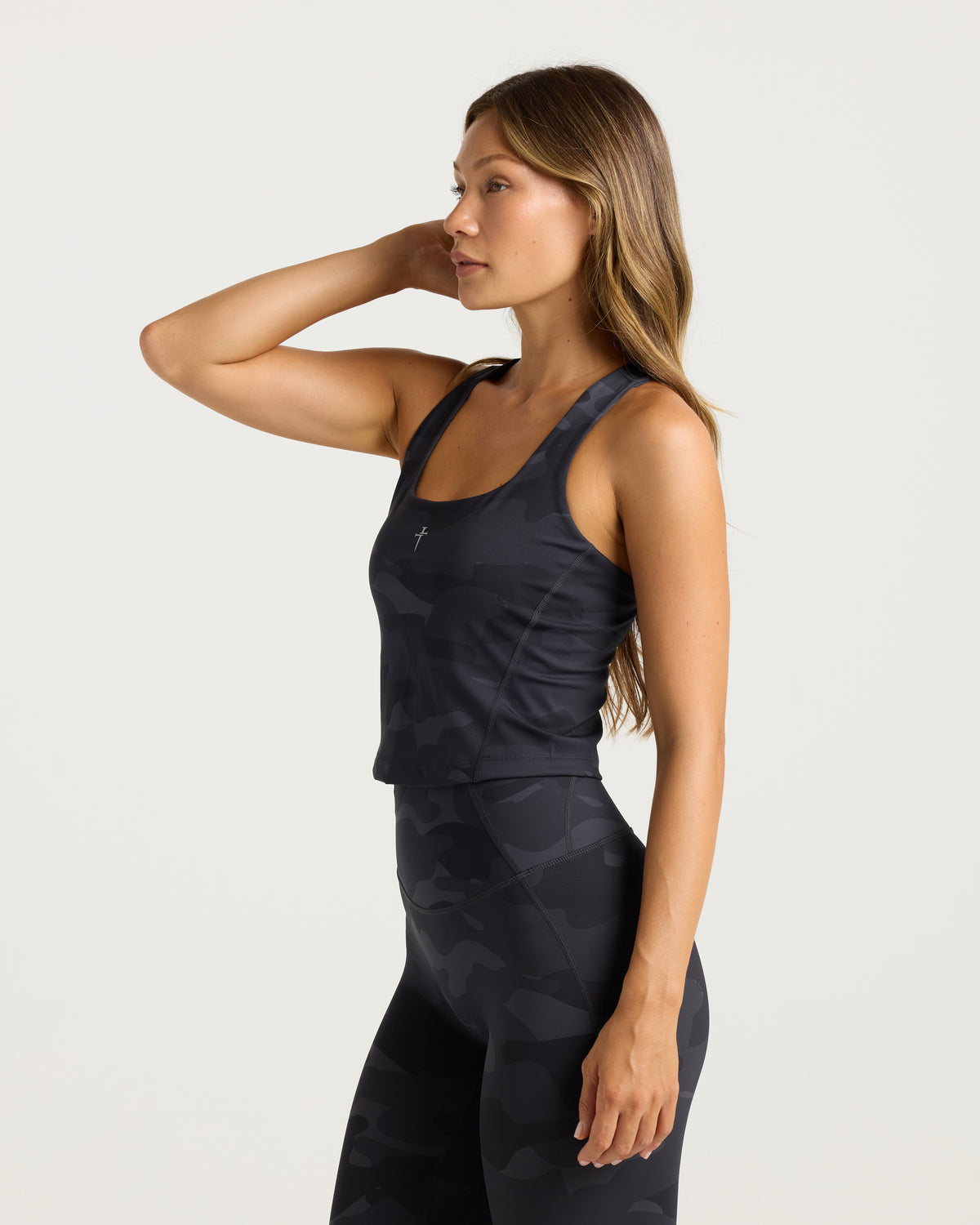 Endura-Train™ Longline Tank - Black Camo