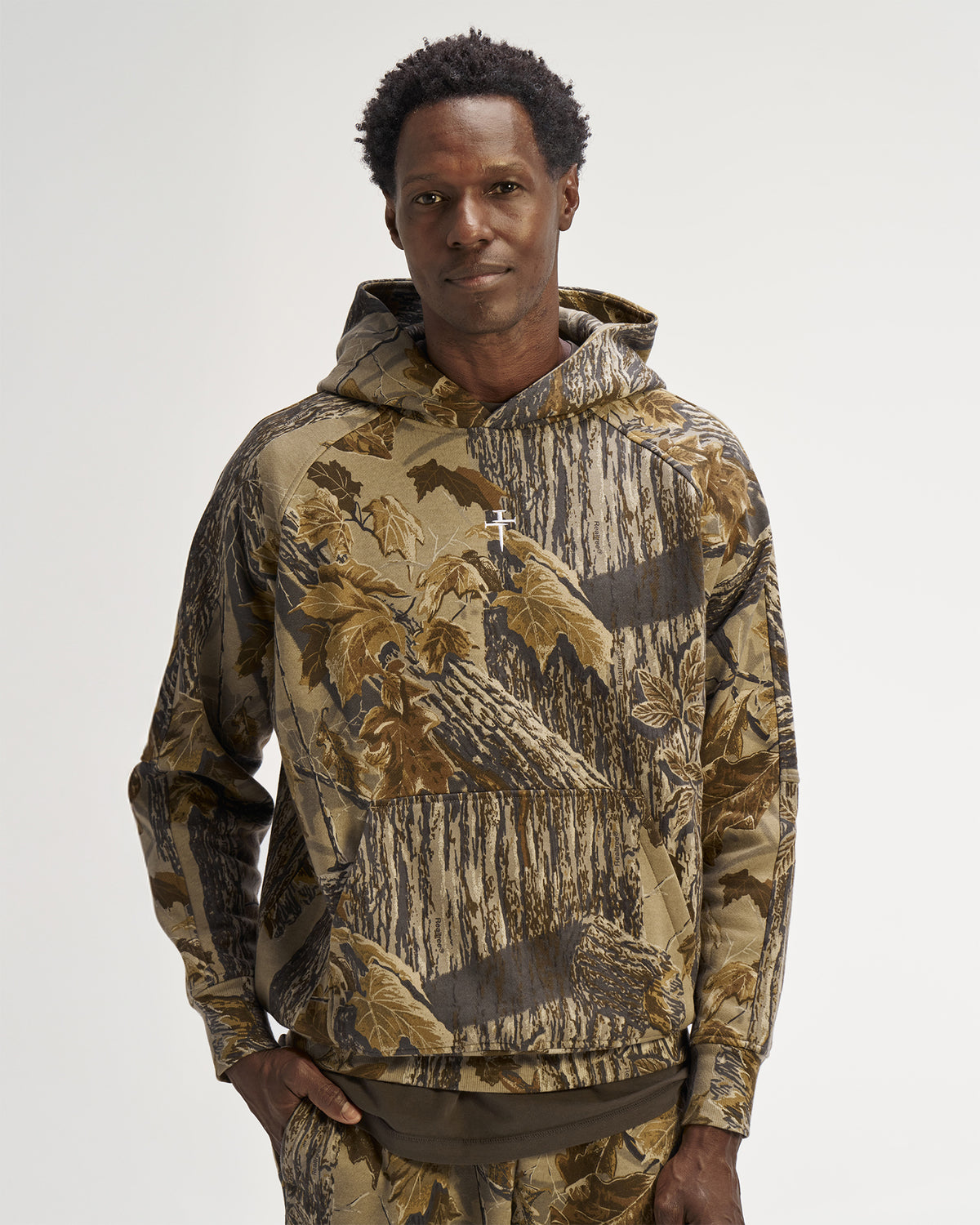 Signature Fleece Hoodie - Realtree Xtra Grey