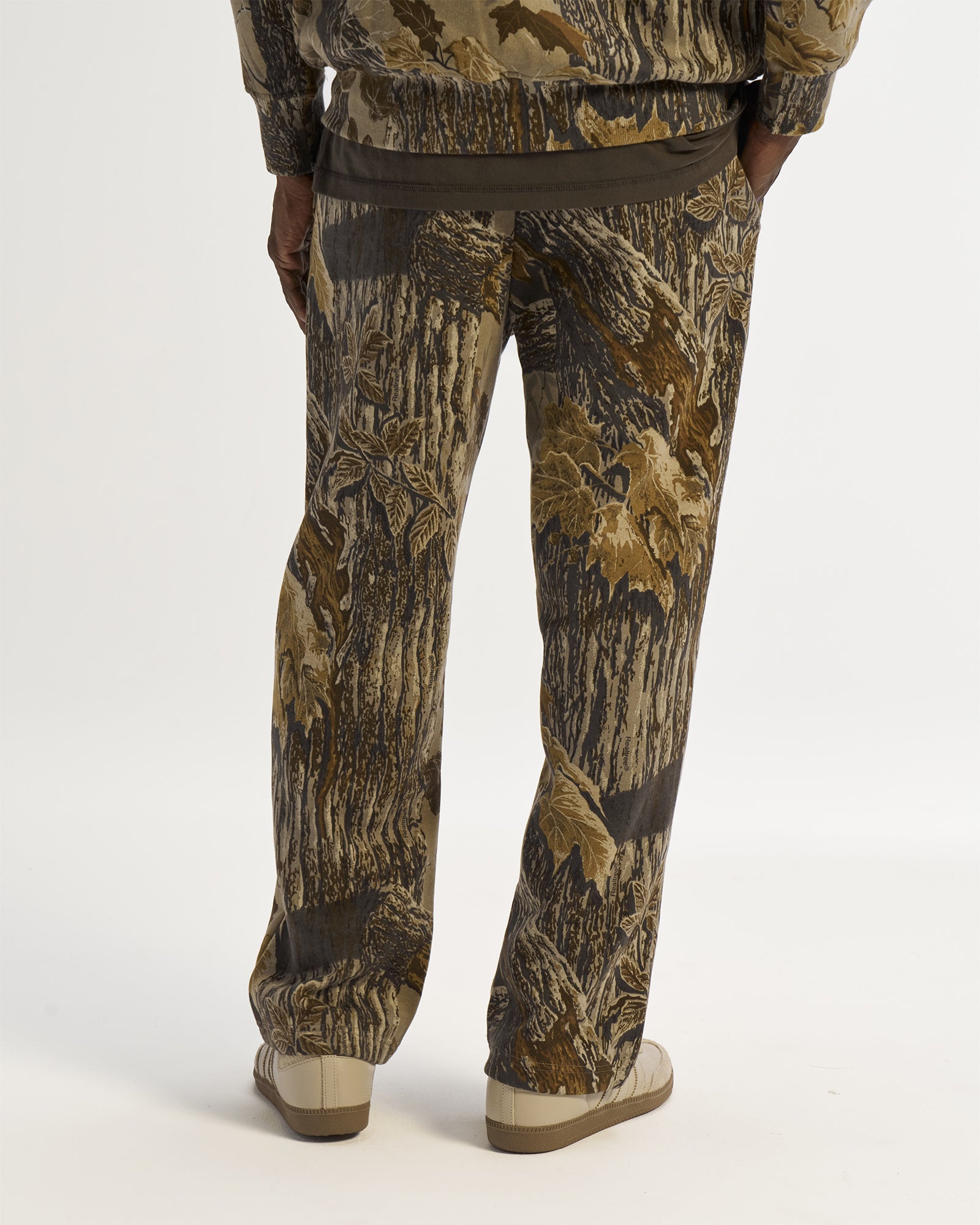 【新品】House on the Hill バレリーナPants 90 Signature Fleece Straight Leg Sweats - Realtree Xtra Grey