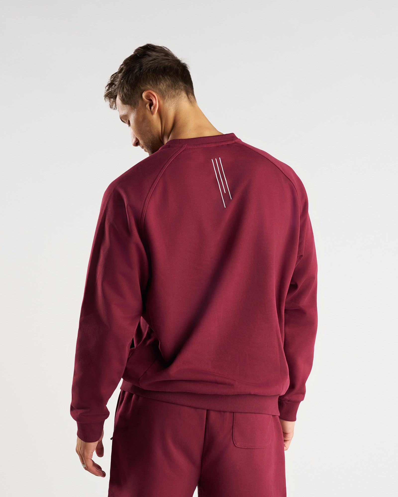 French Terry Crewneck - Merlot